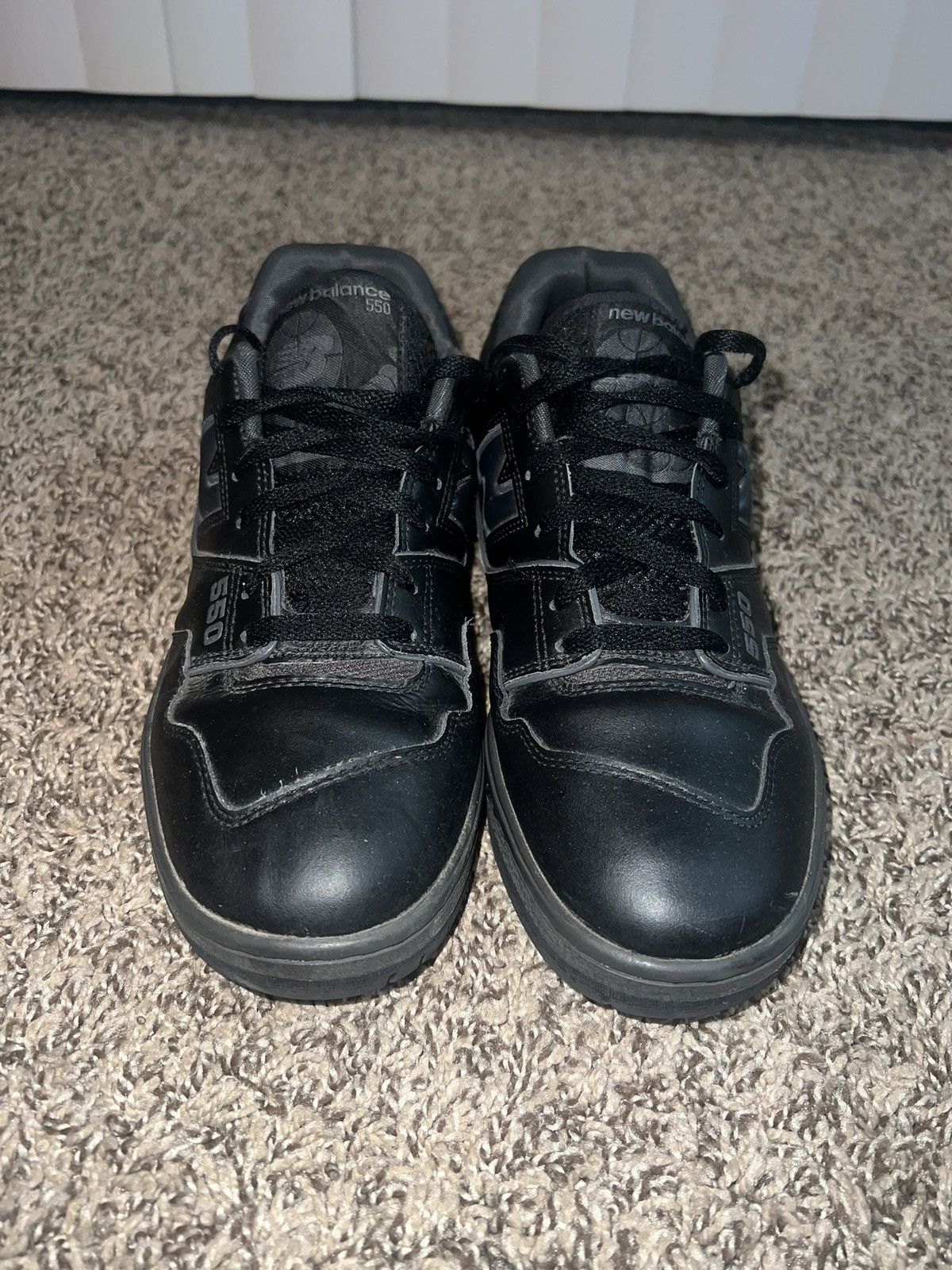 New Balance MEN'S NEW BALANCE 550 CASUAL SHOES (BLACK) Size US 11 / EU 44 - 1 Thumbnail