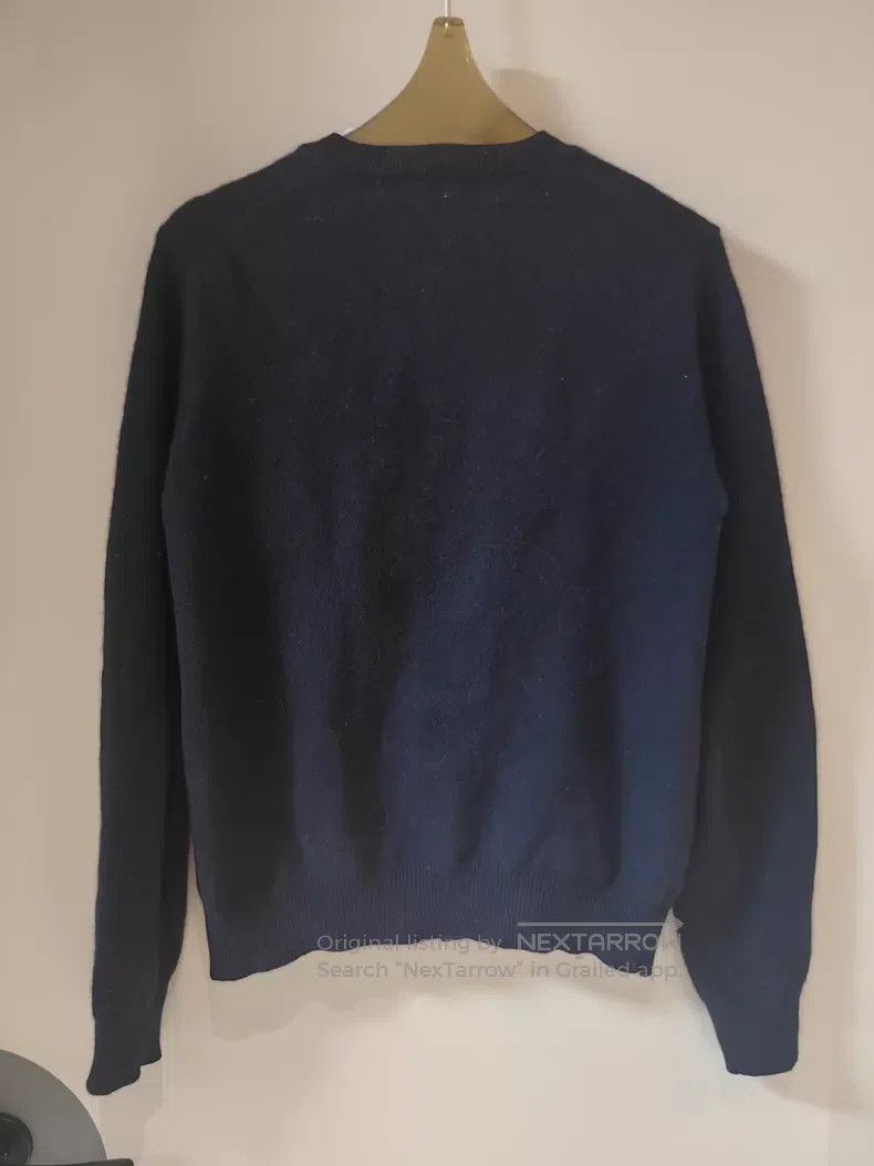 Comme des Garcons Comme Des Garcons Navy Blue Wool Cardigan Size M / US 6-8 / IT 42-44 - 2 Thumbnail