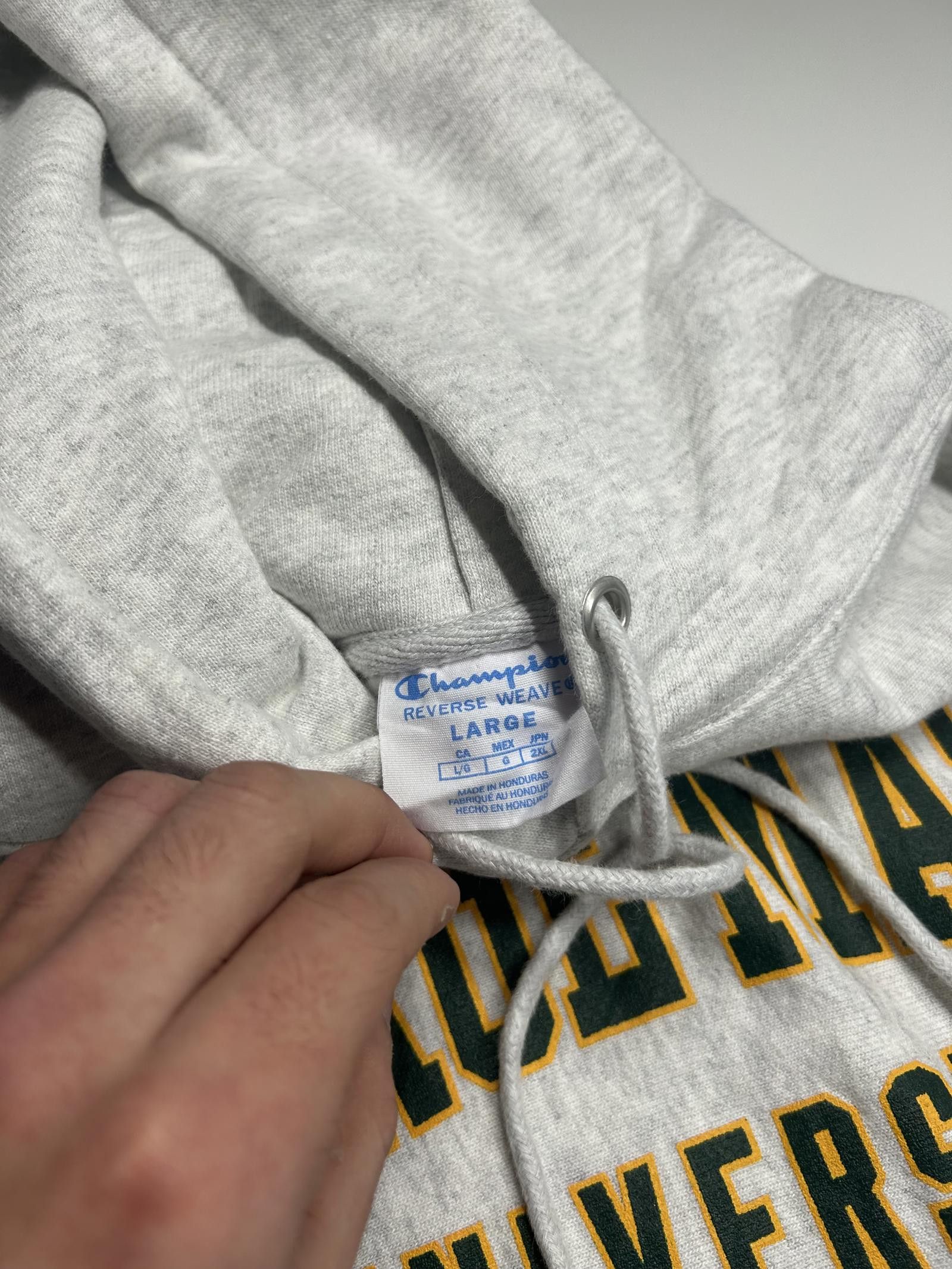 Champion George Mason University Grey Hoodie - Classic Comfort Size US L / EU 52-54 / 3 - 6 Thumbnail