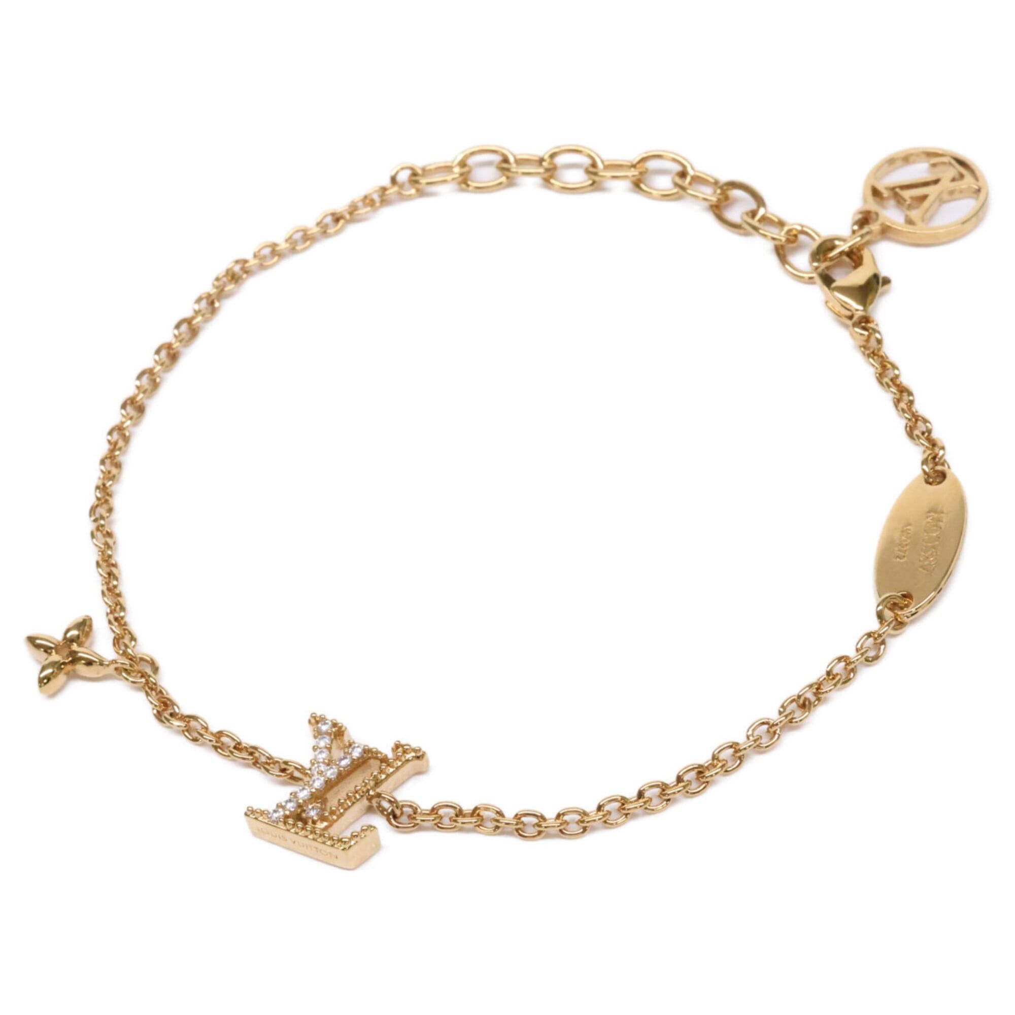 LOUIS VUITTON M00587 LV Iconic Bracelet Gold Color Women's