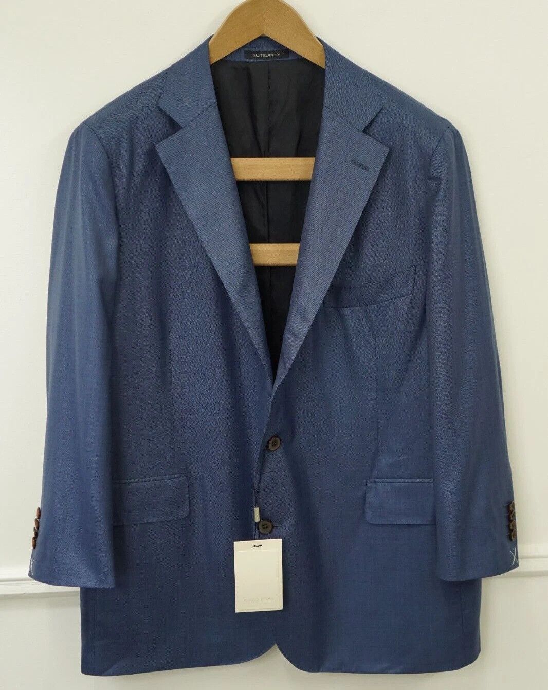 Suitsupply Men Suitsupply Blazer Lazio La Spalla Super 150s Wool US40L Size 40L - 1 Thumbnail