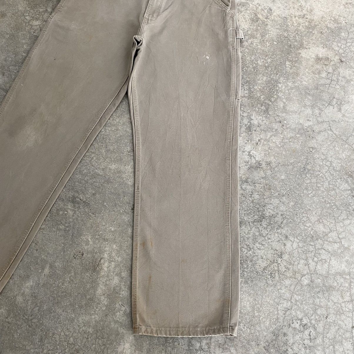 Carhartt Size 34x31 Vintage Carhartt Desert Grey Carpenter Work Pants Size US 34 / EU 50 - 7 Thumbnail