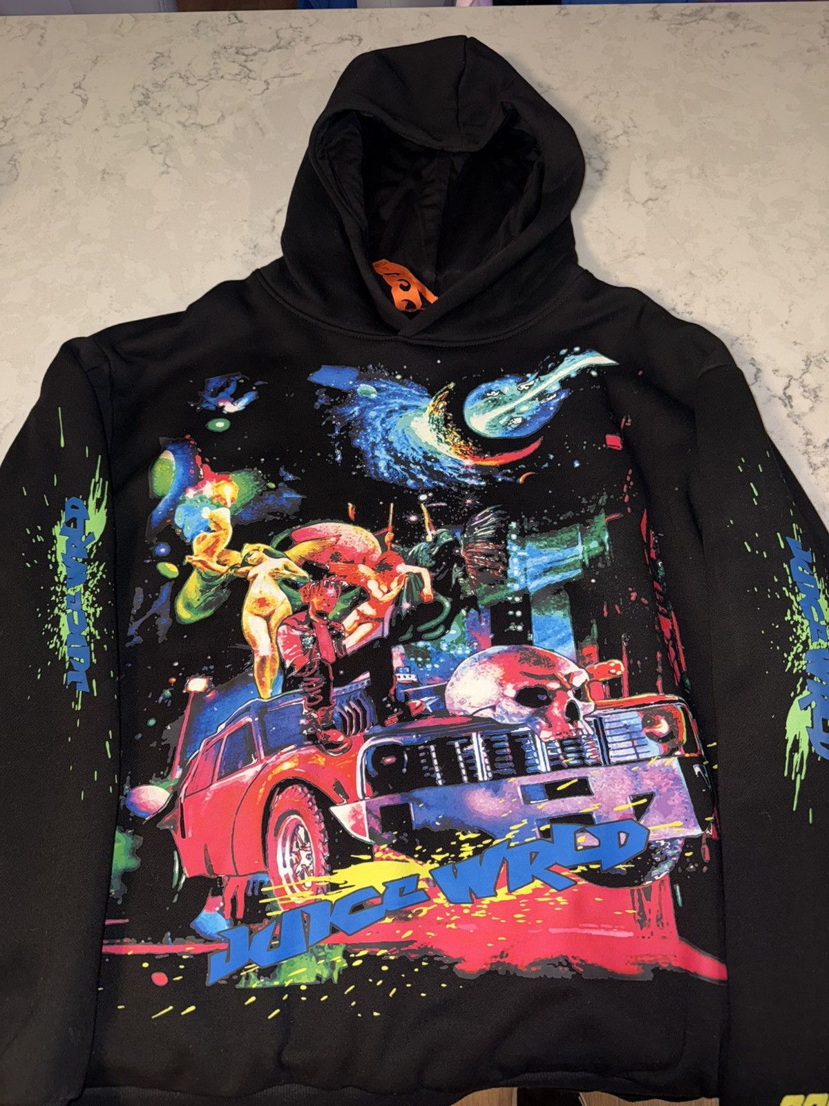 Juice Wrld X Vlone Cosmic Hoodie | Grailed