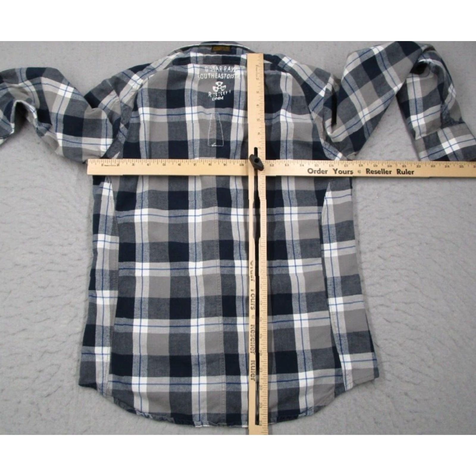 G-Star G Star Shirt Mens Small Blue Arizona Elijah Button Up Zip Pearl Snaps Work Moto Shadowed by G-Star RAW Size US S / EU 44-46 / 1 - 6 Thumbnail