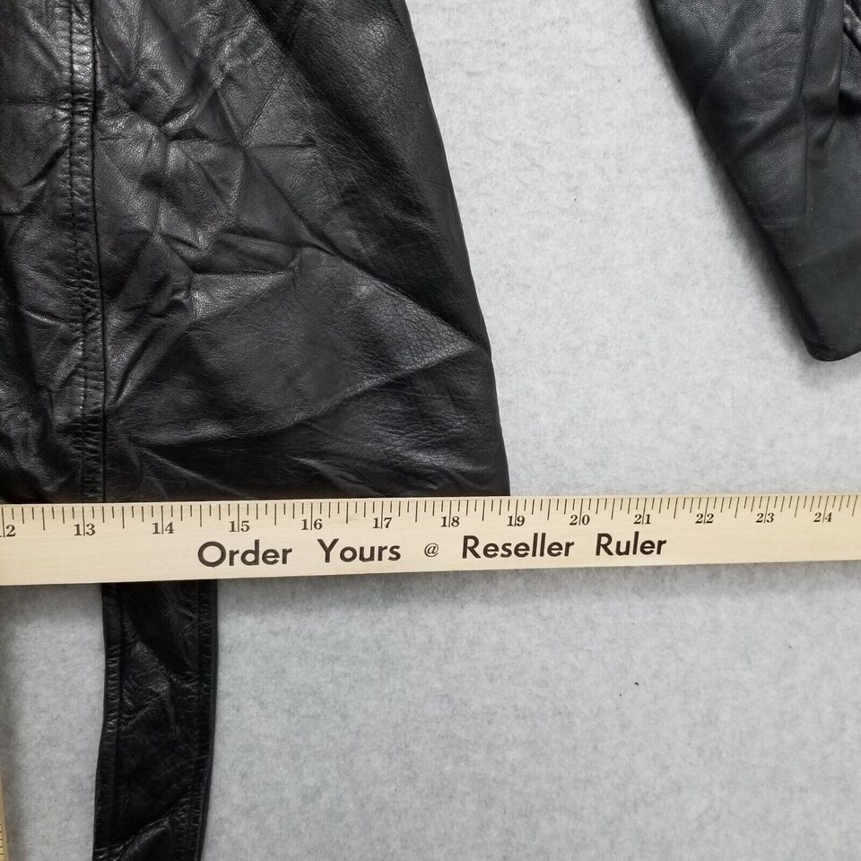 Other Valerie Stevens Leather Jacket Womens Small Pockets Belt Size S / US 4 / IT 40 - 12 Thumbnail