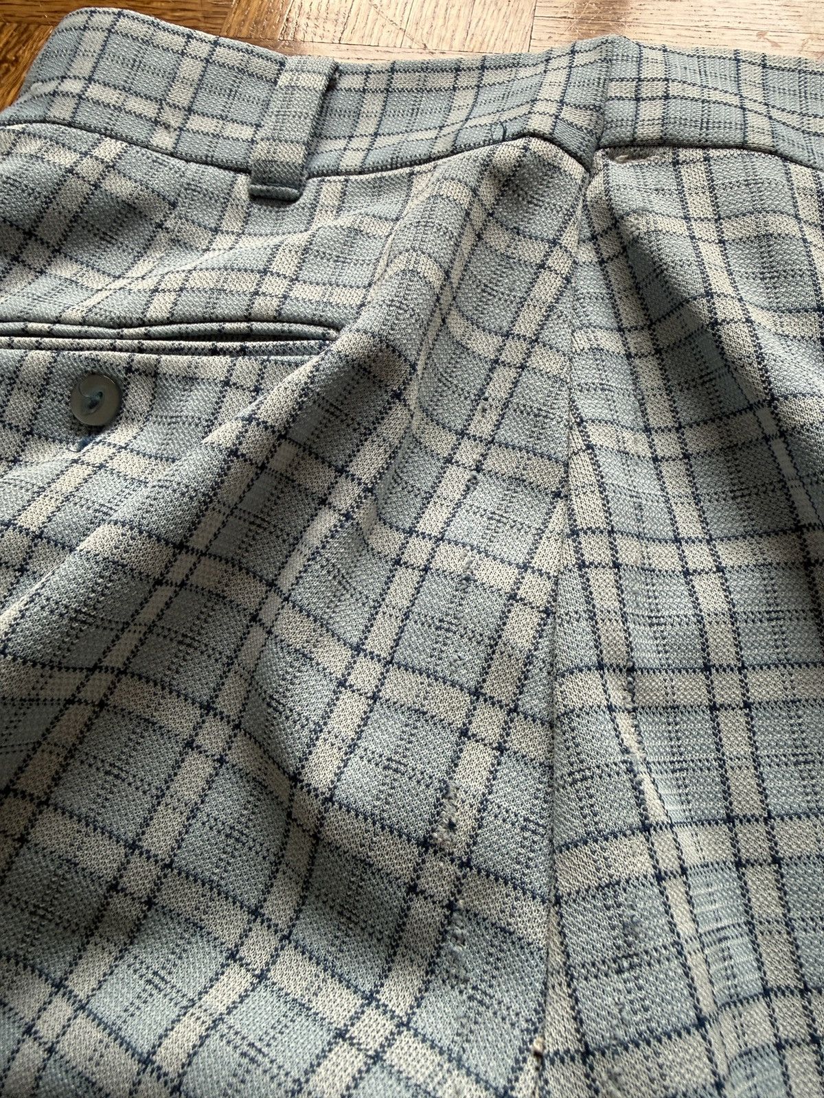 Vintage Vintage 60s Plaid Bootcut Bell Bottom Flared Pants Size US 34 / EU 50 - 9 Thumbnail