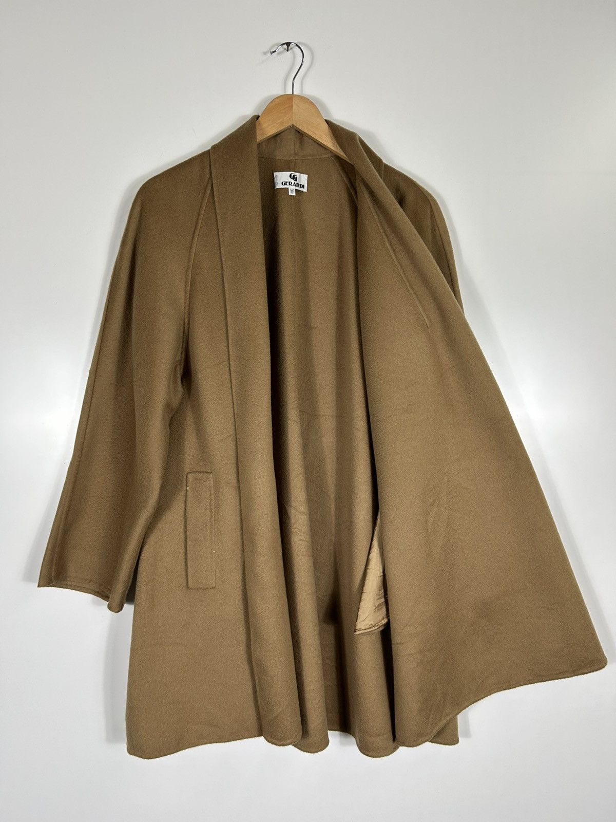Designer ⚡️Vintage Gerardi Italy Cashmere Buttonless Jacket Size M / US 6-8 / IT 42-44 - 10 Thumbnail