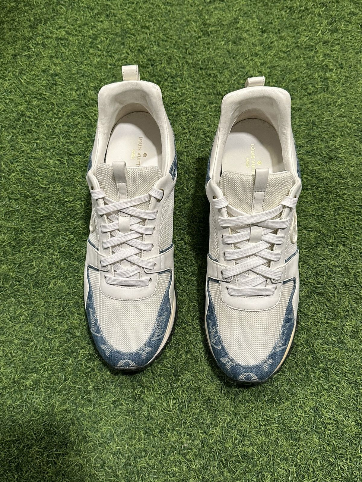 Louis Vuitton Louis Vuitton Run Away Sneaker ‘Blue Denim Monogram White’ Size US 8 / IT 38 - 3 Thumbnail