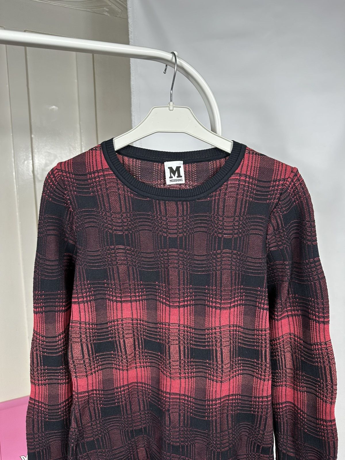 Missoni Missoni Top T-Shirt Check Pattern Size M / US 6-8 / IT 42-44 - 3 Thumbnail