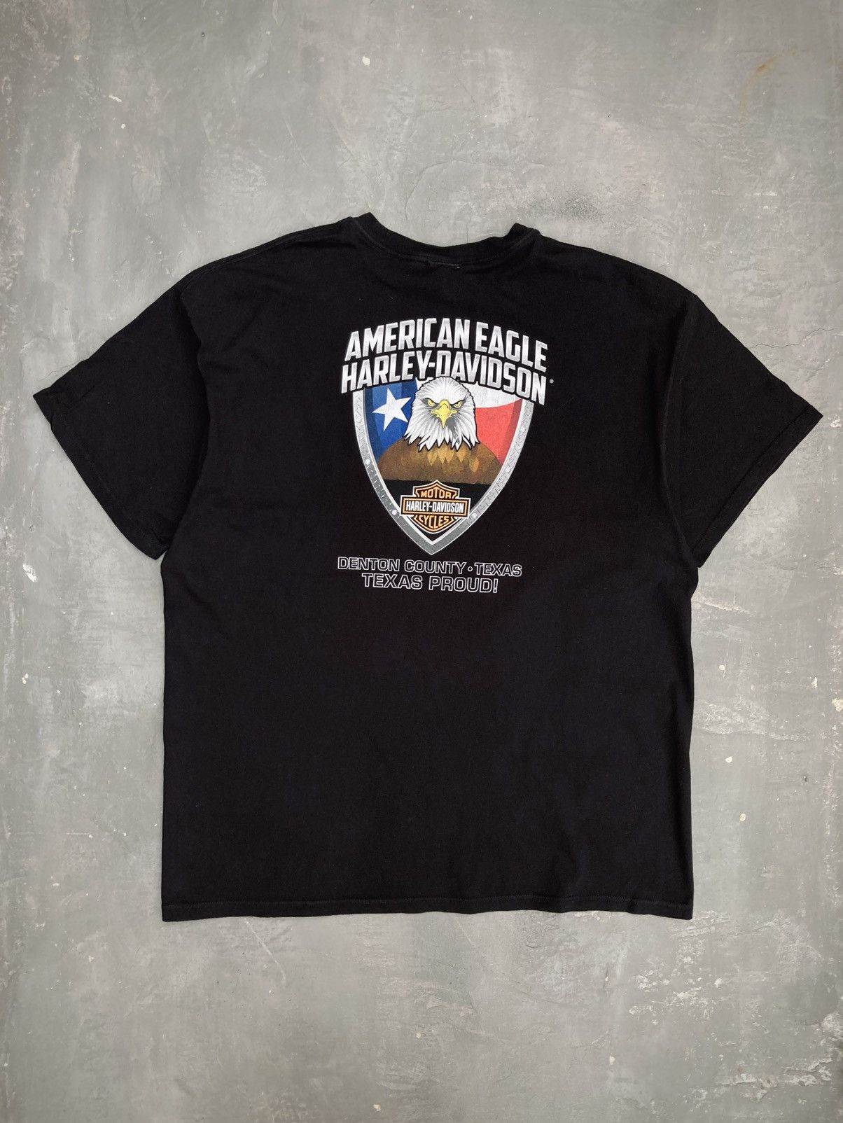 Harley Davidson × Vintage Harley Davidson Denton County Texas Motor Head Size US XL / EU 56 / 4 - 9 Thumbnail