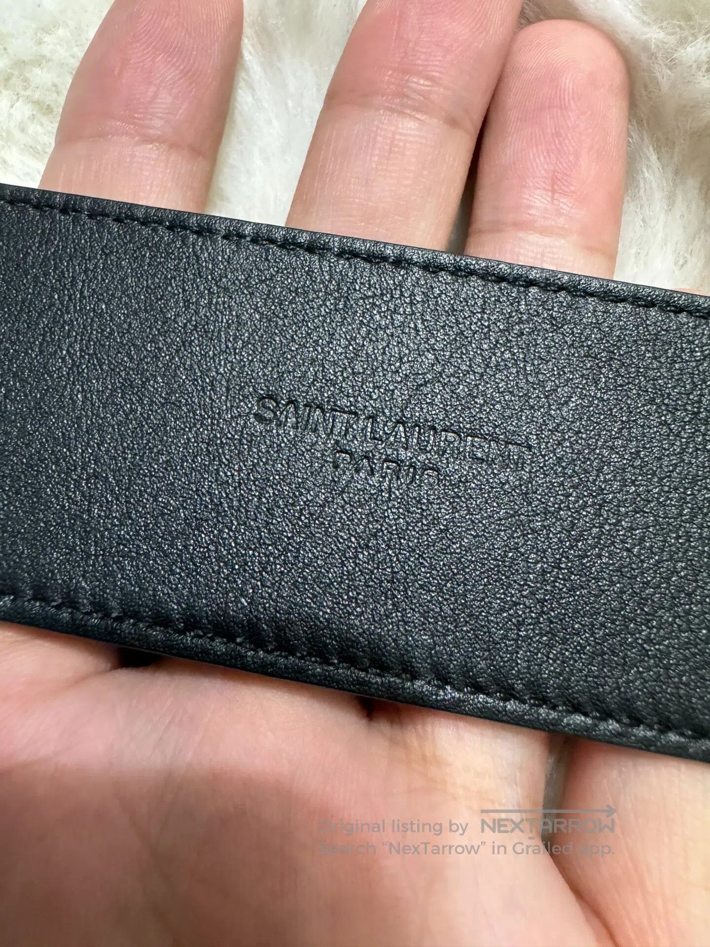 Saint Laurent Paris Saint Laurent Paris size 75 Buckle belt| Size ONE SIZE - 5 Thumbnail
