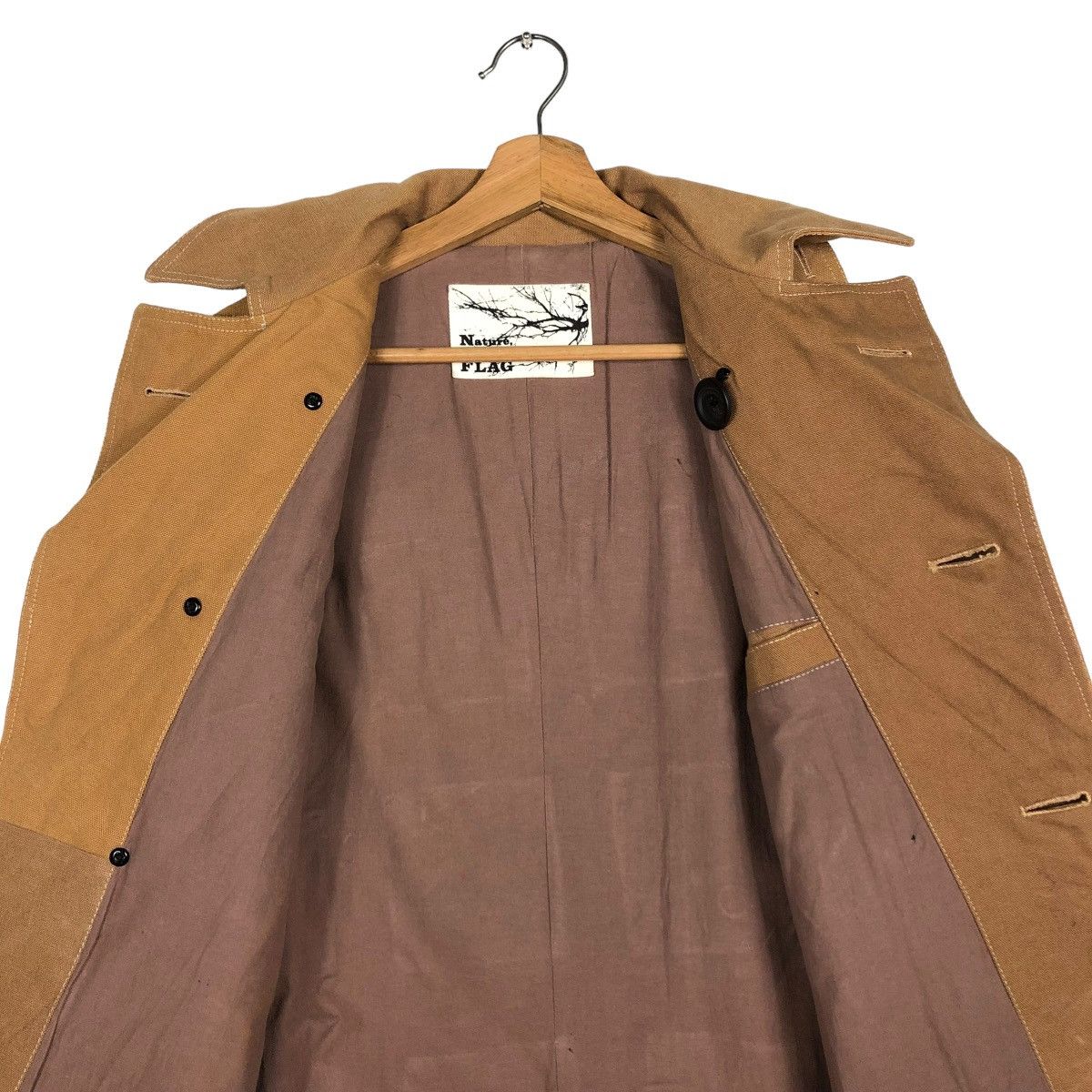 Japanese Brand 🔥VINTAGE DETROIT DUCK CANVAS CHORE JACKET NRF HIDDEN COLLAR Size US S / EU 44-46 / 1 - 13 Thumbnail