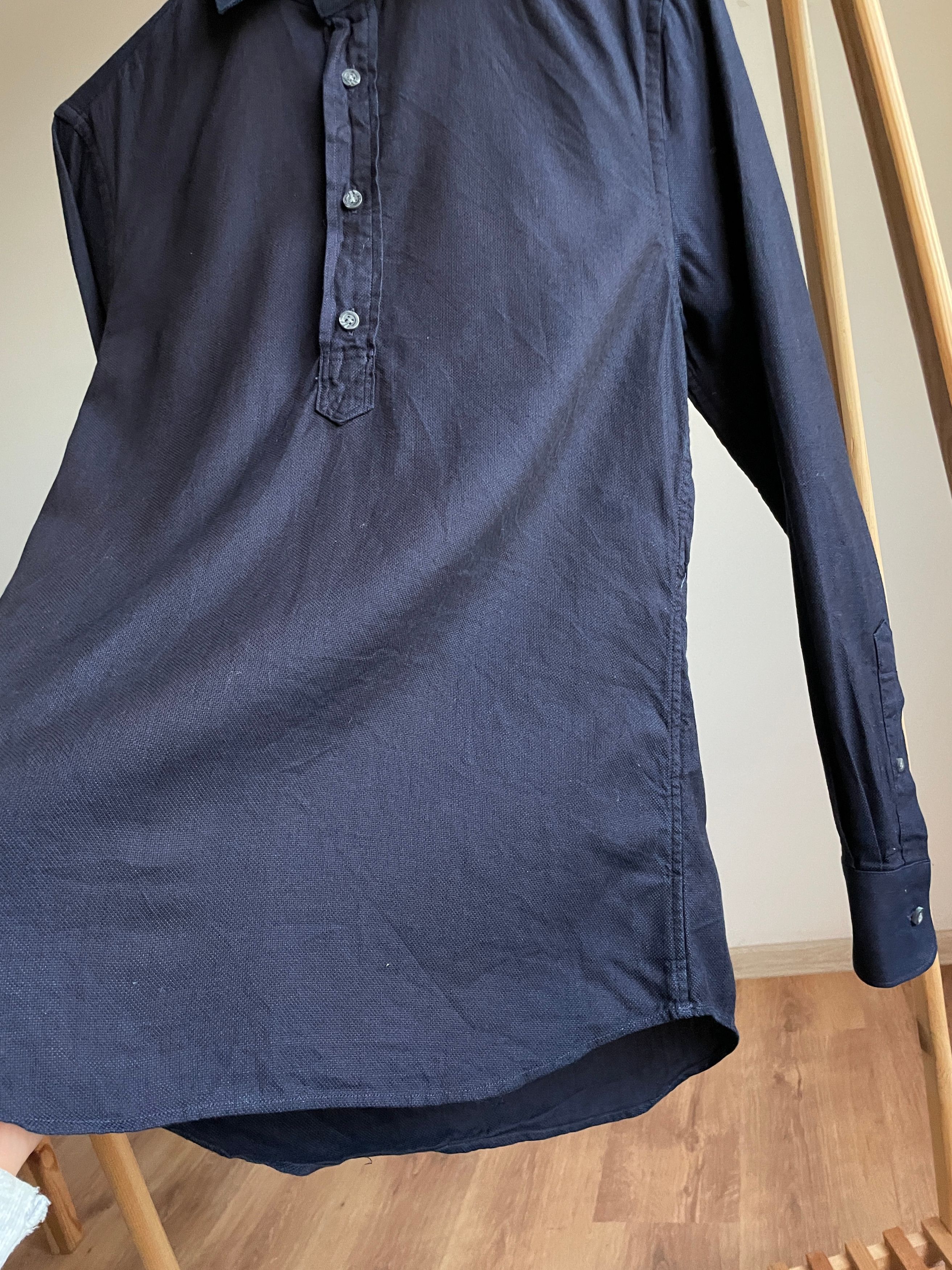 Suitsupply Suitsupply Cotton/Lyocell Extra Slim Half Button Dress Shirt Size 36R - 7 Thumbnail