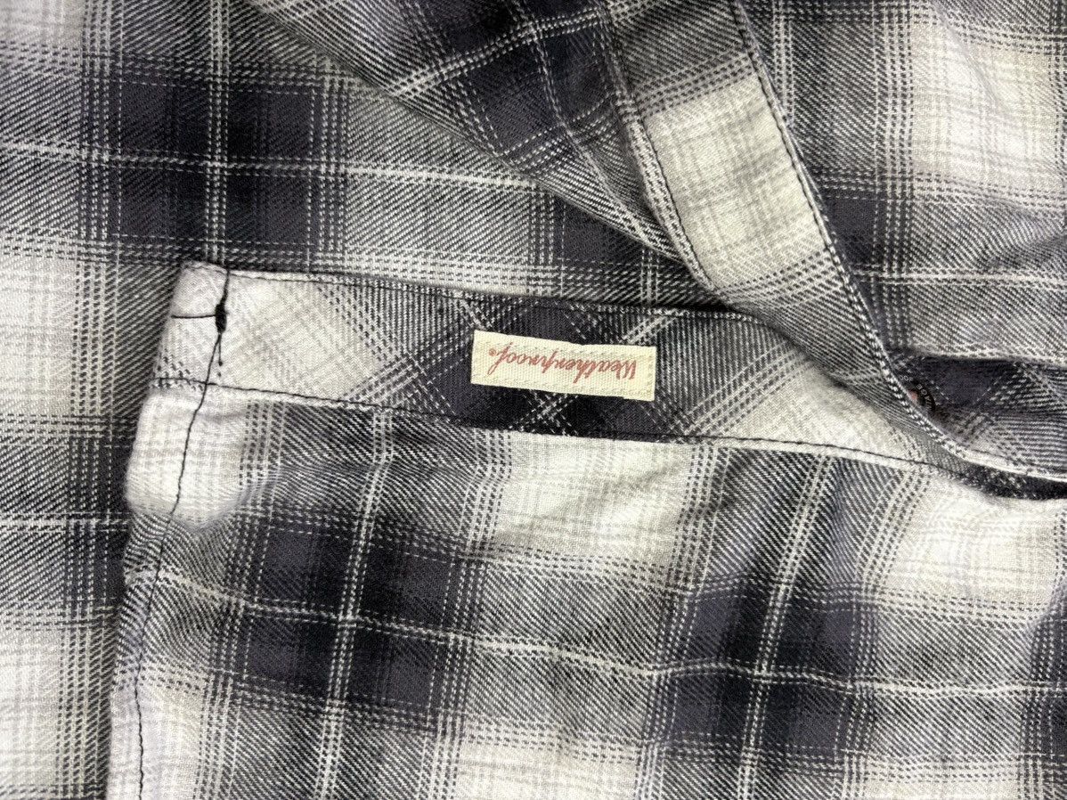 Vintage × Weatherproof Weatherproof Vintage Flannel Shirt Gray Black Plaid, Size XL Size XL / US 12-14 / IT 48-50 - 9 Thumbnail