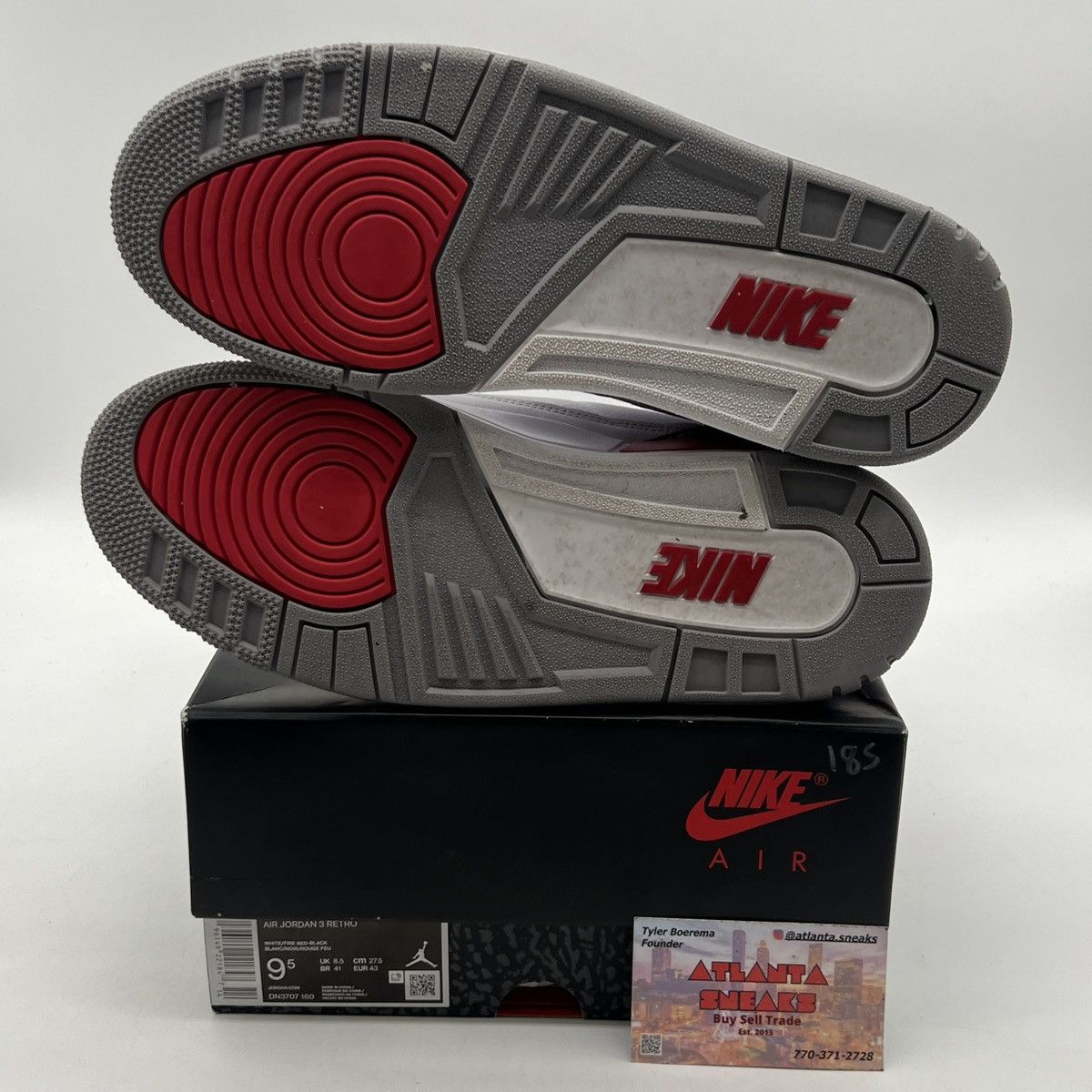 Jordan Brand Air Jordan 3 fire red Size US 9.5 / EU 42-43 - 8 Thumbnail