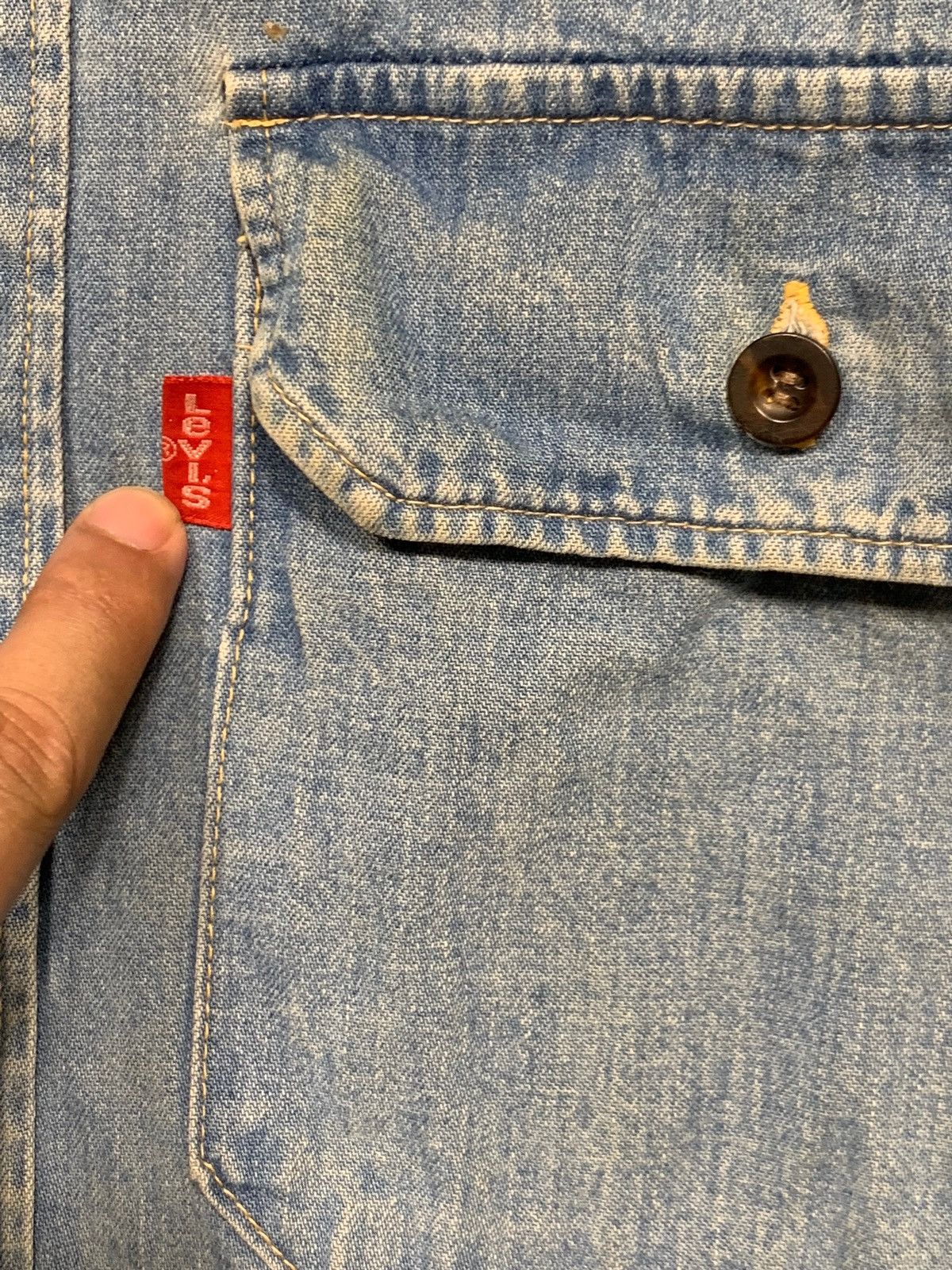 Levi's × Levi's Vintage Clothing Levis Double Pockets Denim Jacket Size US M / EU 48-50 / 2 - 5 Thumbnail