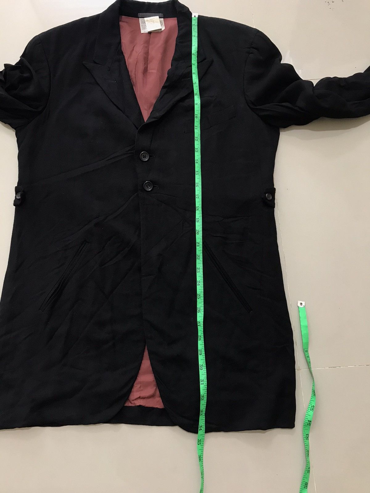 Comme des Garcons Homme Plus × Designer Rare Vintage 1992 Comme Des Garcons Homme Plus Long Jacket Size US S / EU 44-46 / 1 - 11 Thumbnail