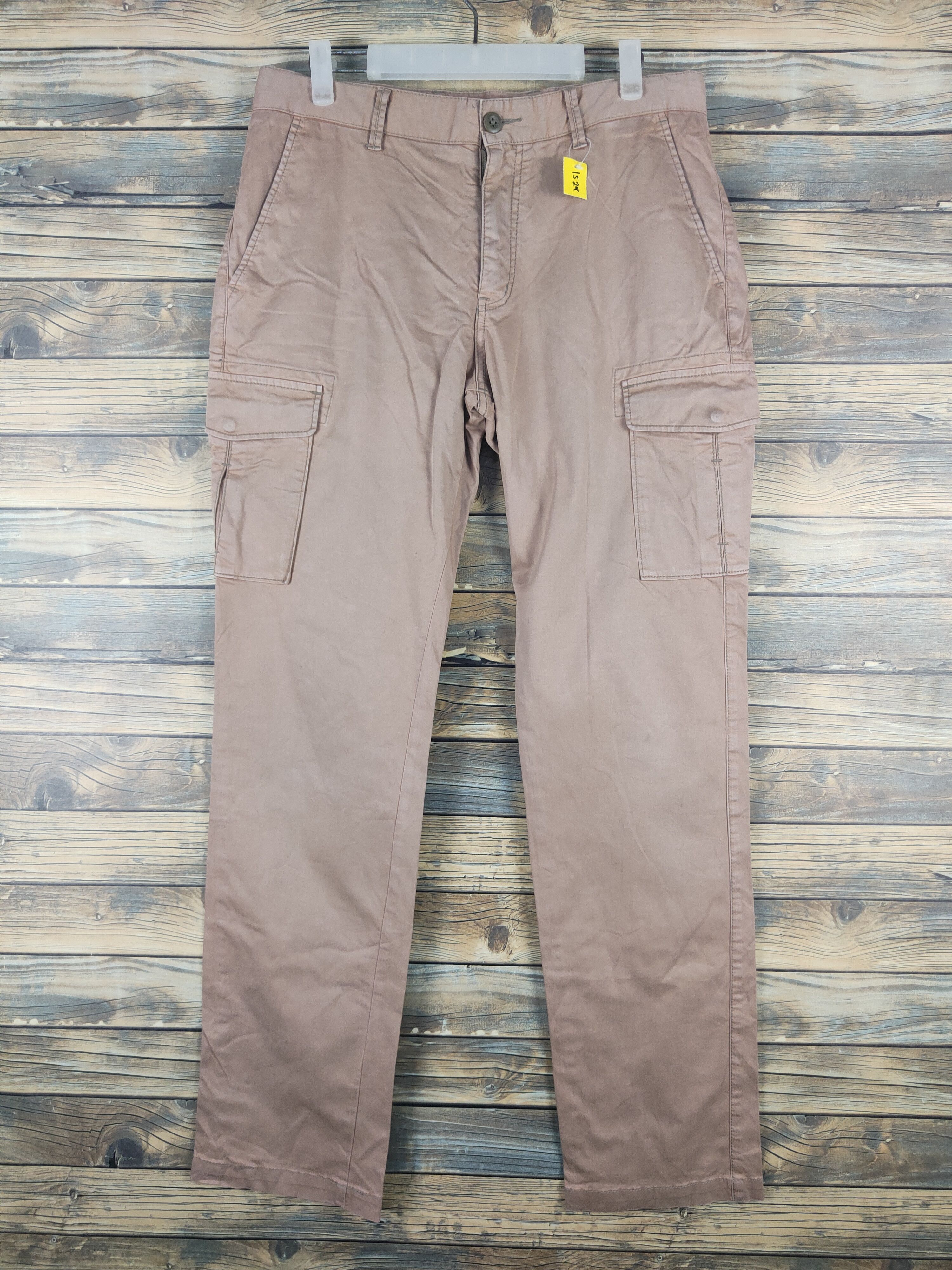 Japanese Brand DL Uniqlo Light Brown Multipocket Tactical Cargo Pants #1529 Size US 32 / EU 48 - 1 Thumbnail
