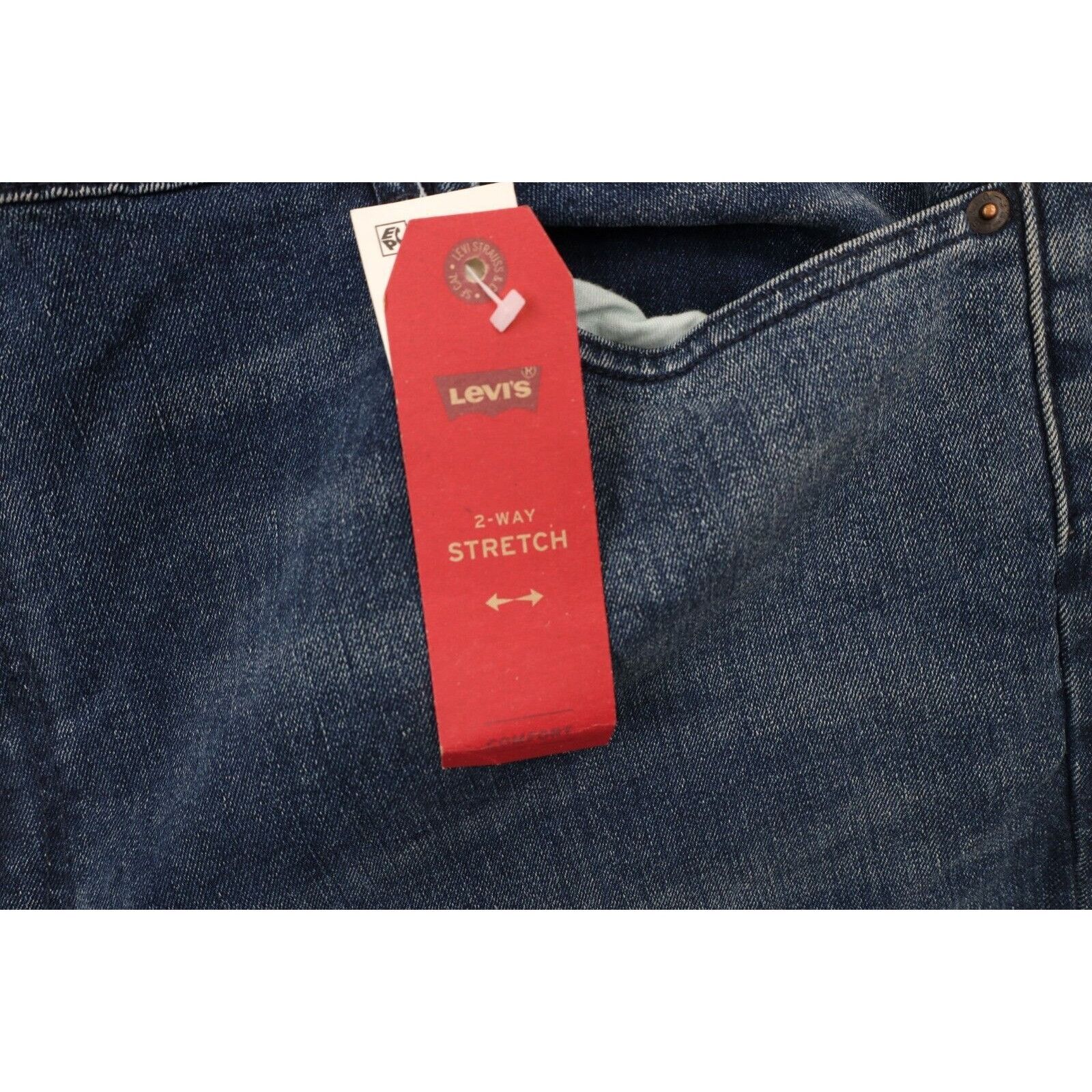 Levi's New Levis 550 Relaxed Fit Tapered Leg Stretch Jeans 50x30 Size US 44 / EU 60 - 6 Thumbnail
