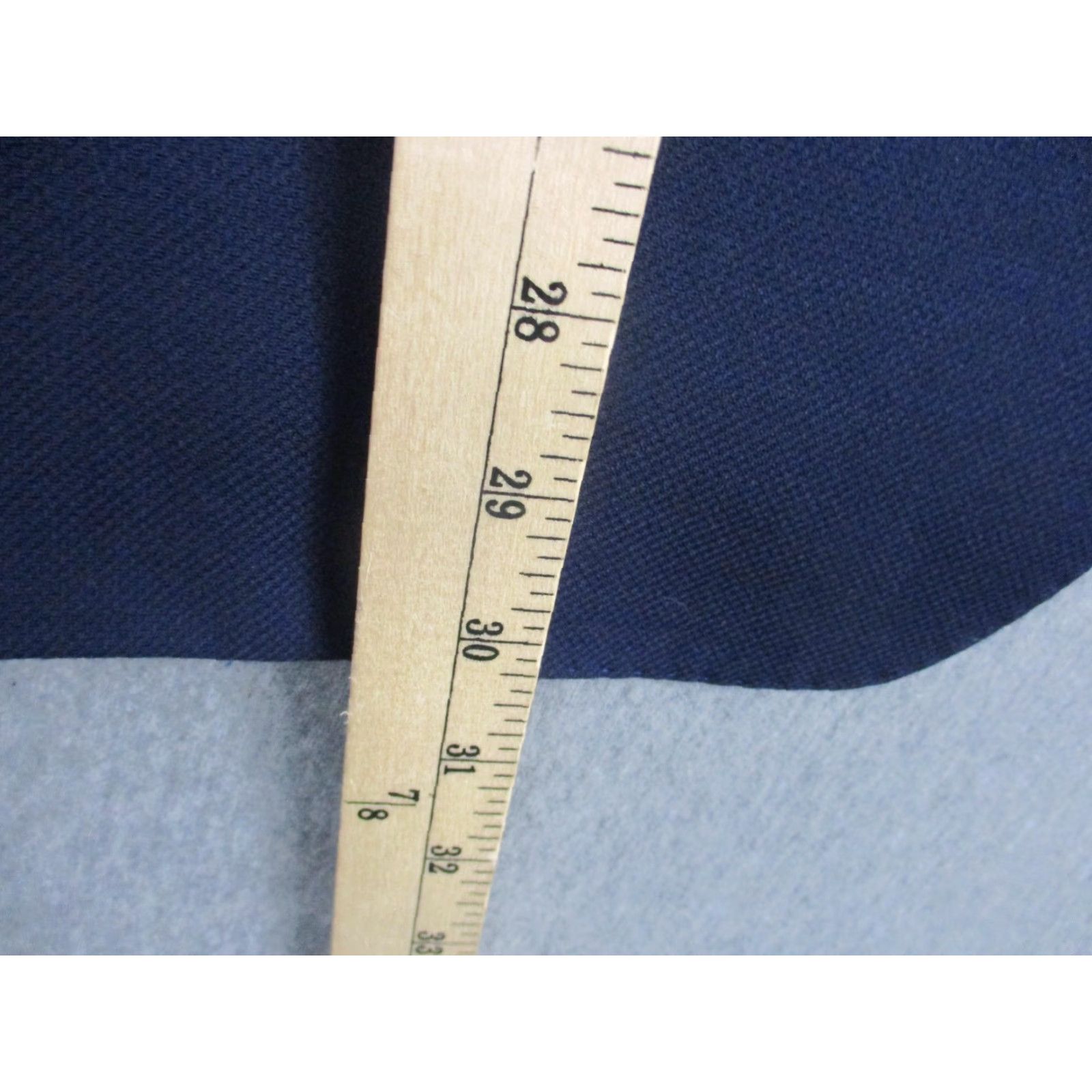 Ralph Lauren VINTAGE Lauren Ralph Lauren Blazer Mens 44R Navy Blue Wool Blend Gold Button Sport Coat Size 44R - 3 Thumbnail