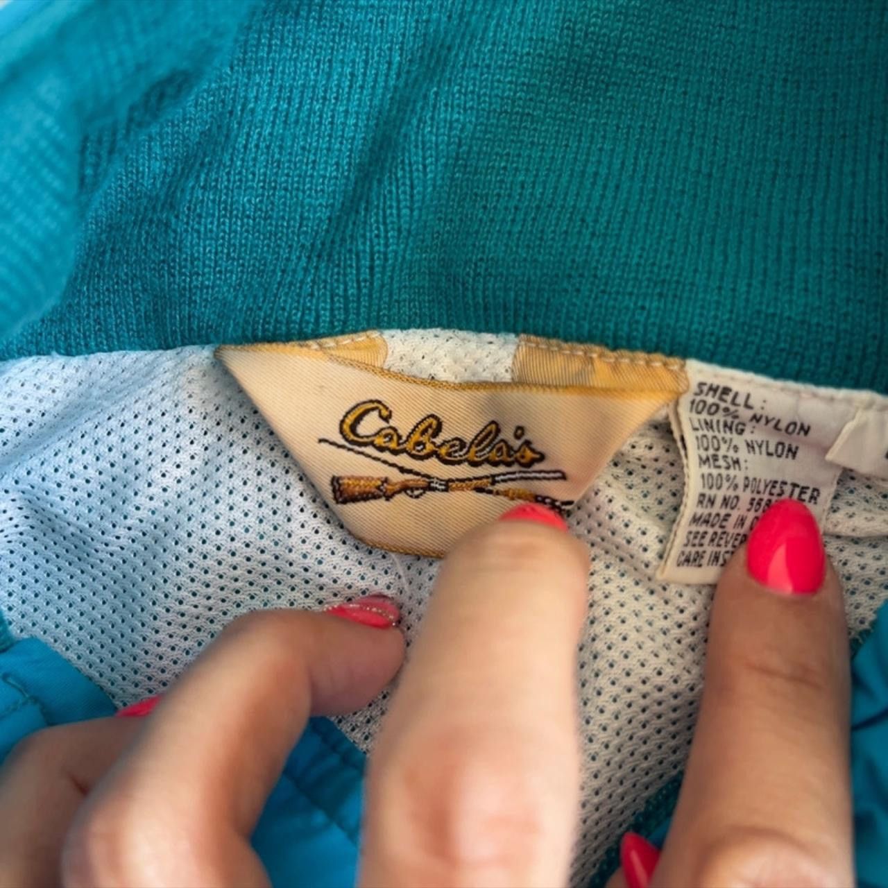 Cabelas Cabela’s Vintage Mens Bomber Jacket Size L Blue Size US L / EU 52-54 / 3 - 2 Thumbnail
