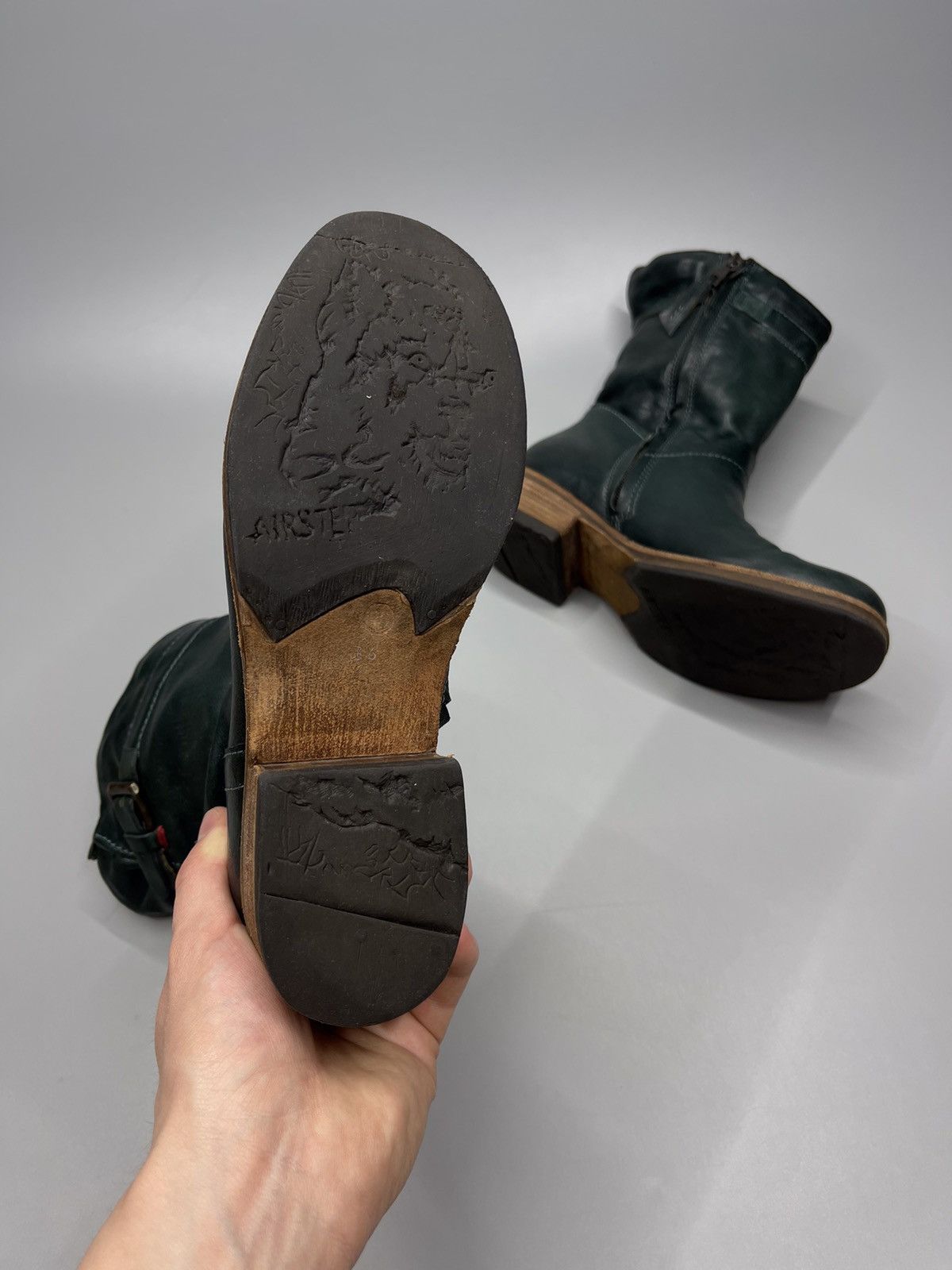 Japanese Brand × Vintage A.S 98 Boots Leather Style Rick Owens Size US 6 / IT 36 - 12 Thumbnail