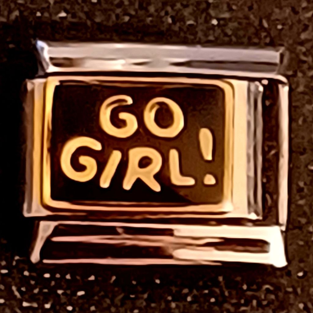 Handmade Go Girl Italian Charm Size ONE SIZE - 1 Preview