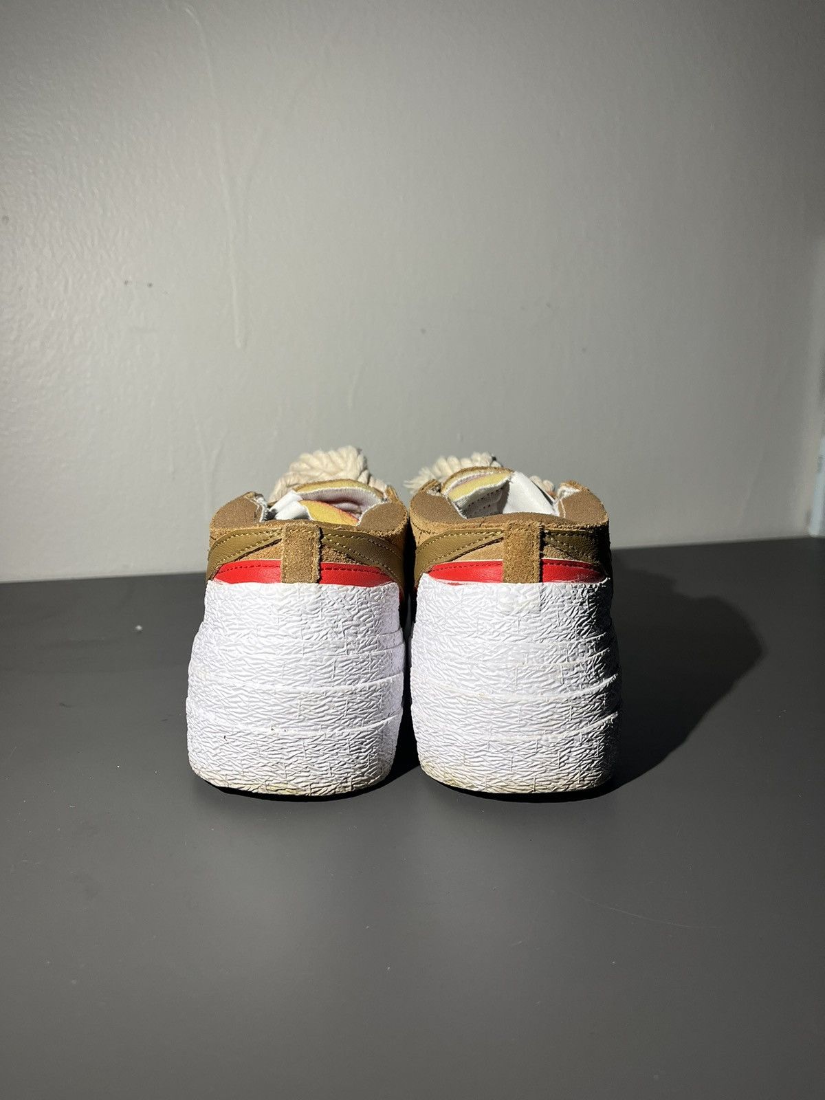Nike - blazer low Sacai British tan