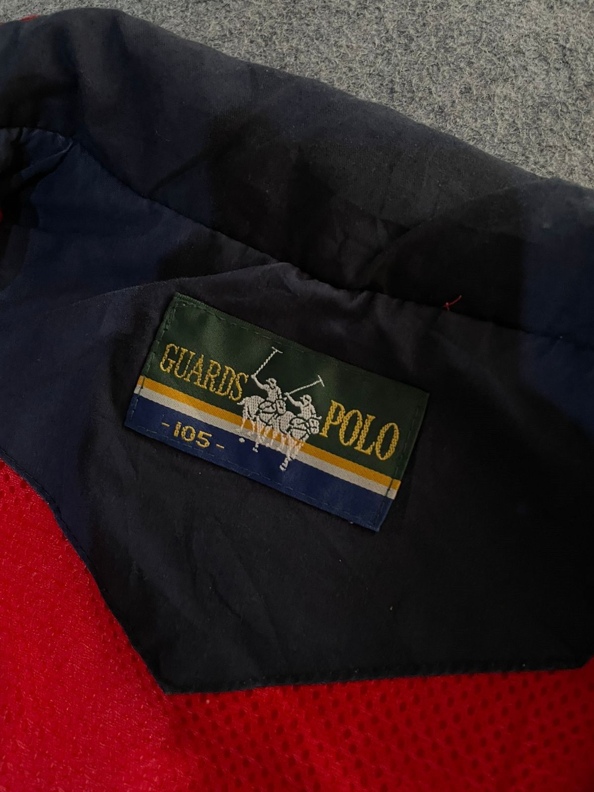 Other UK JACKET WINDBREAKER GUARDS POLO VINTAGE FULL BORDIR Size US XL / EU 56 / 4 - 7 Thumbnail