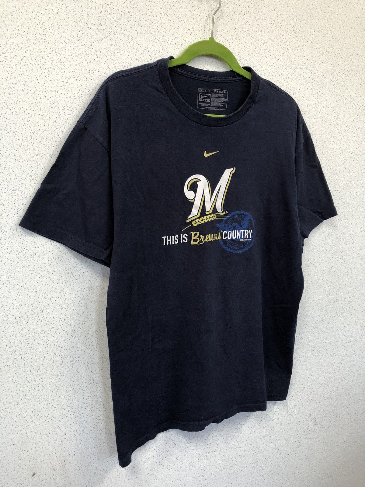 MLB Nike MLB Milwaukee Tshirt Size US L / EU 52-54 / 3 - 3 Thumbnail