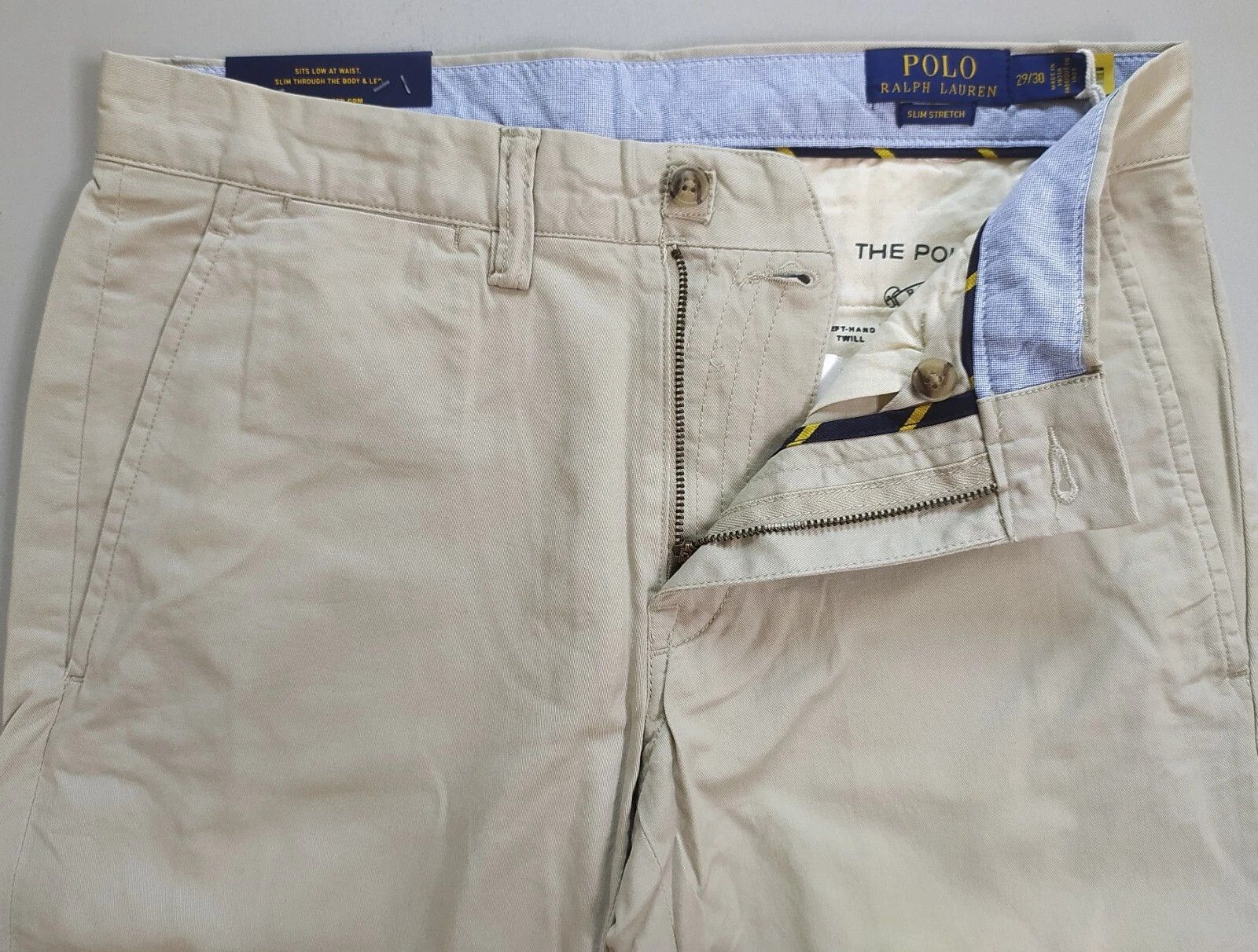 Polo Ralph Lauren Polo Ralph Lauren Slim Stretch Fit Chino Trouser FTP 0002 Size US 29 - 4 Thumbnail