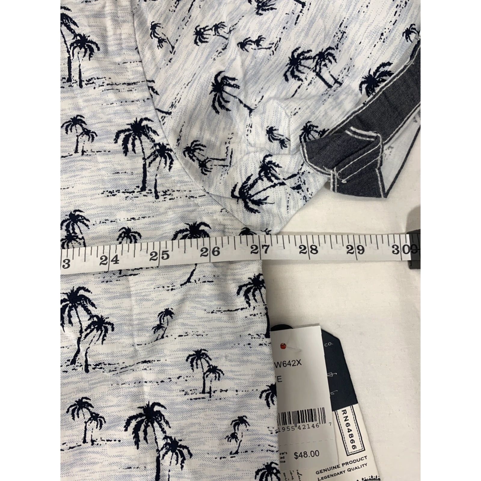 Vintage Company 81 Eighty One Men's Button Down Palm Tree Short Sleeve Shirt Sz 2XL #429 Size US XXL / EU 58 / 5 - 5 Thumbnail
