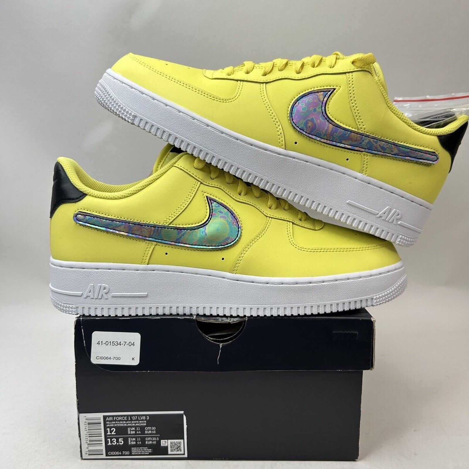 Nike Air Force 1 Low 07 LV8 3 “Yellow Pulse” 2024