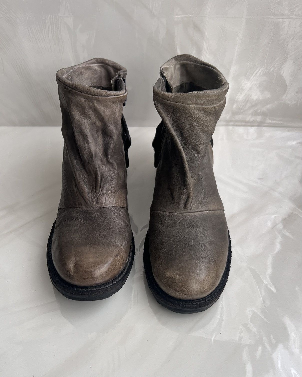A.S.98 As 98 Airstep Zipper Boho Biker Gray distressed boot Size US 8 / IT 38 - 2 Thumbnail