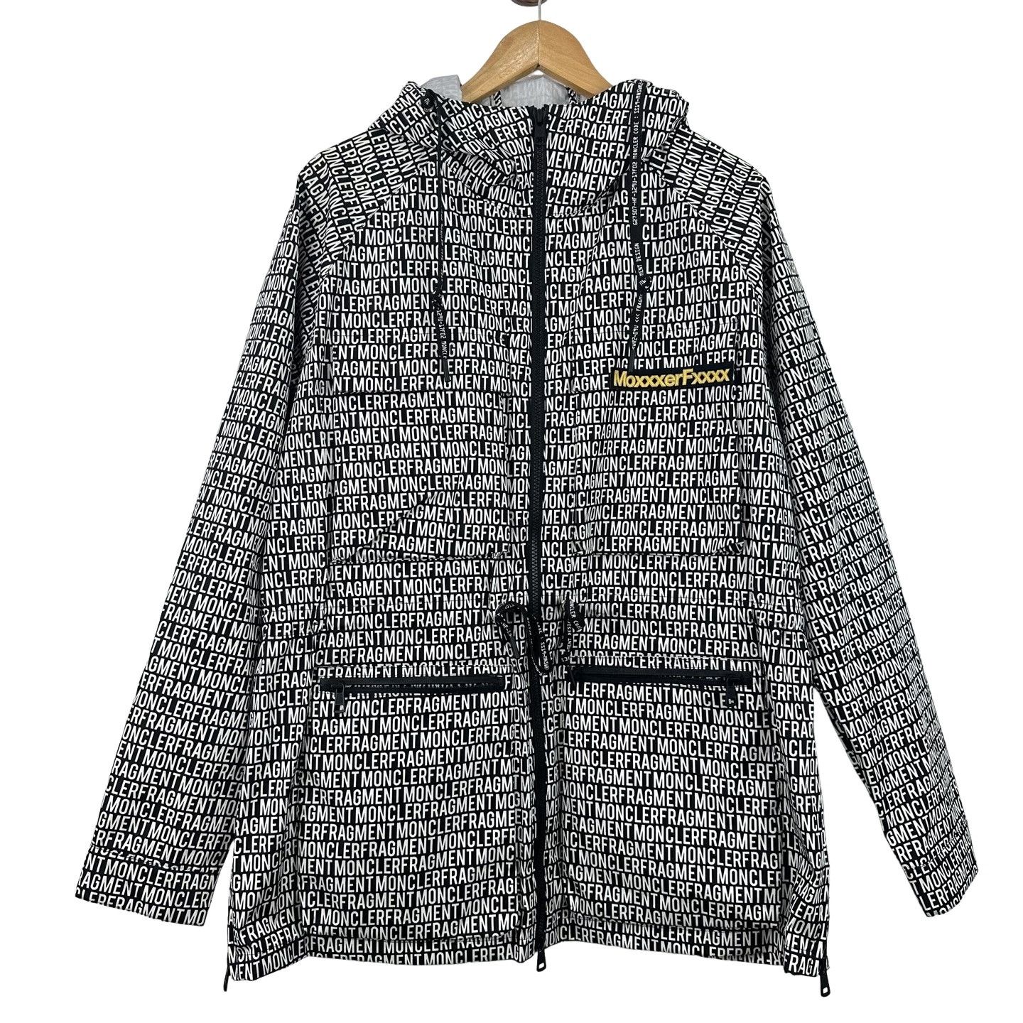 Moncler Moncler x Fragment All-Over Logo Windbreaker Jacket Size 2 Size US M / EU 48-50 / 2 - 1 Thumbnail