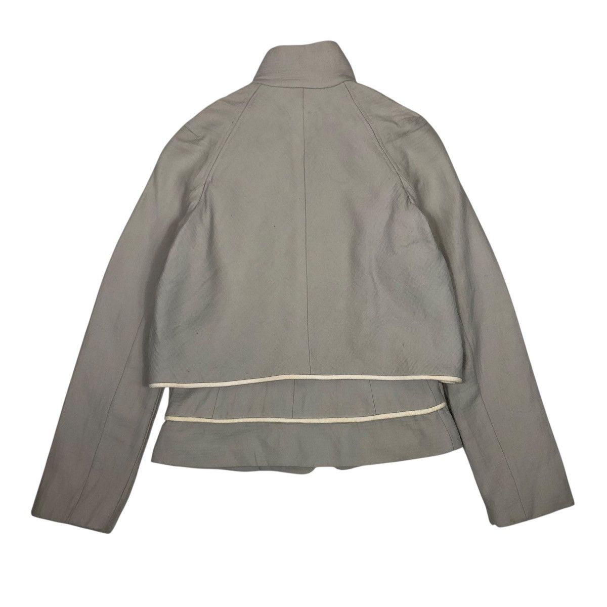 Hussein Chalayan 🔥CROPPED DOUBLE LAYER DESIGN JACKET HUSSEIN CHALAYAN Size M / US 6-8 / IT 42-44 - 2 Thumbnail