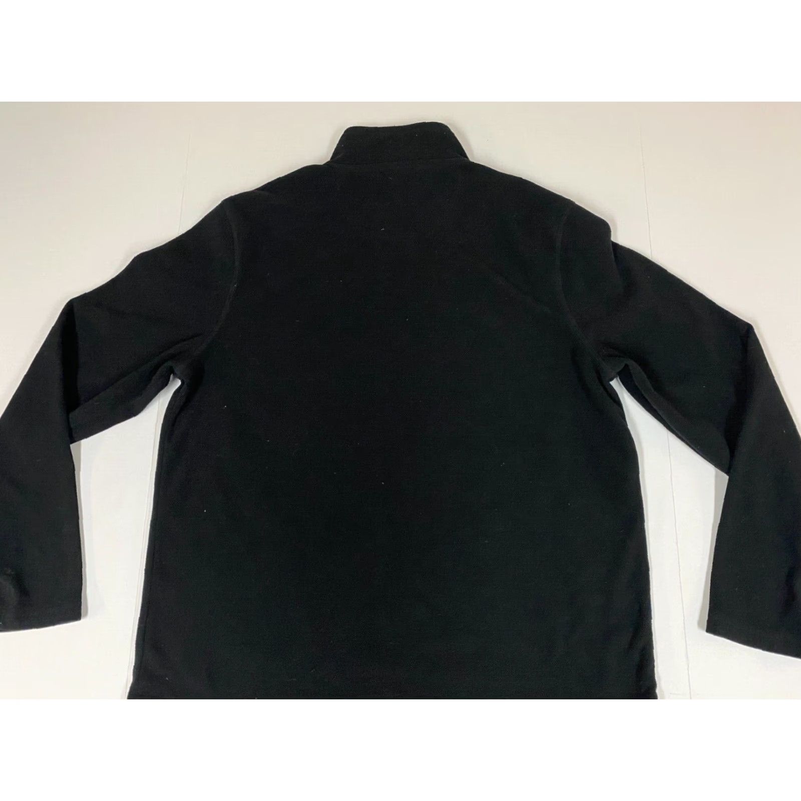 Vintage G.H. Bass & Co Mens Sweater M Pullover Black 1/4 Zip Cable-Knit Mock Neck Zipper Striped Athletic Regular Knit Pattern Vintage No Size US M / EU 48-50 / 2 - 6 Thumbnail