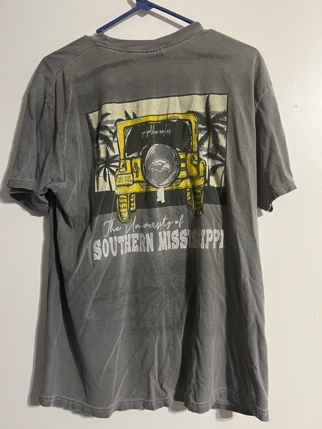 Comfort Colors Men's Comfort Colors Southern Mississippi Tee L Gray Yellow Size US L / EU 52-54 / 3 - 2 Thumbnail