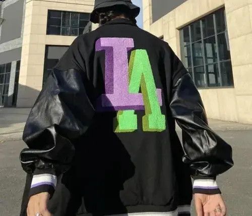 New Stylish Cool LA Bomber Jacket Varsity Jacket