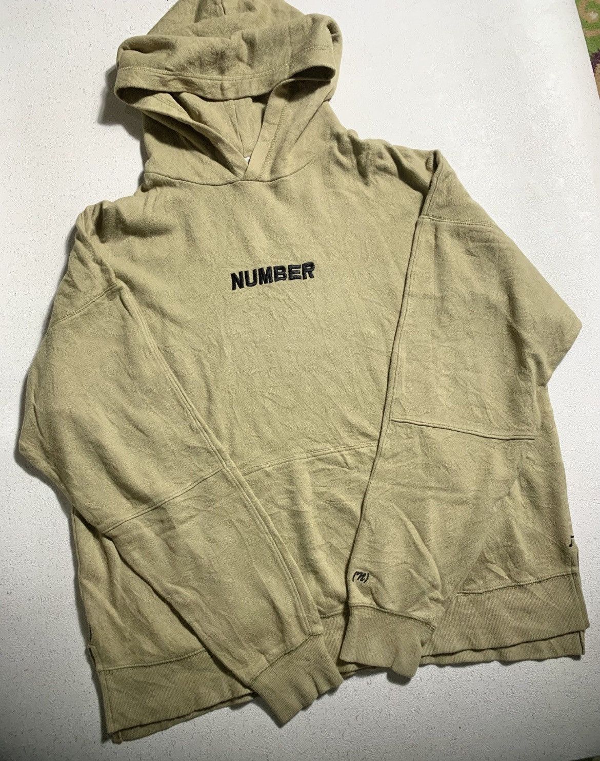 Number (N)ine Number Nine - Takahiromiyashita the soloist Script Hoodie Size US L / EU 52-54 / 3 - 4 Thumbnail