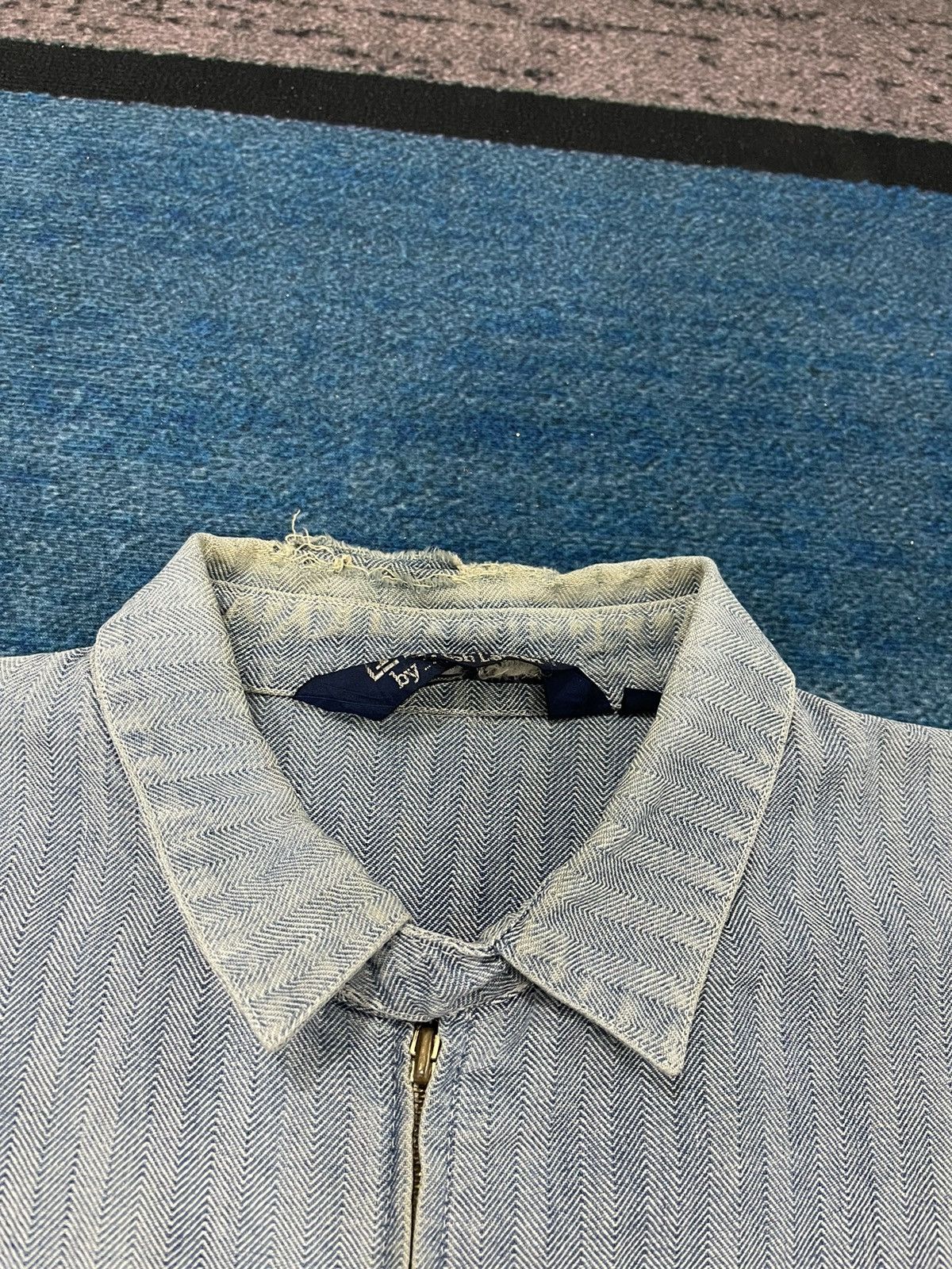 Polo Ralph Lauren Vintage Polo Ralph Lauren Distressed Zipper Jacket Size US L / EU 52-54 / 3 - 11 Thumbnail
