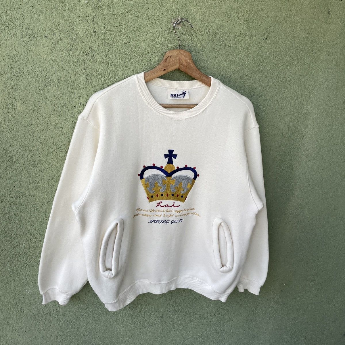 Hai Sporting Gear Vtg Issey Miyake High Sporting Gear Rare Sweatshirt Big Logo Size US M / EU 48-50 / 2 - 2 Thumbnail