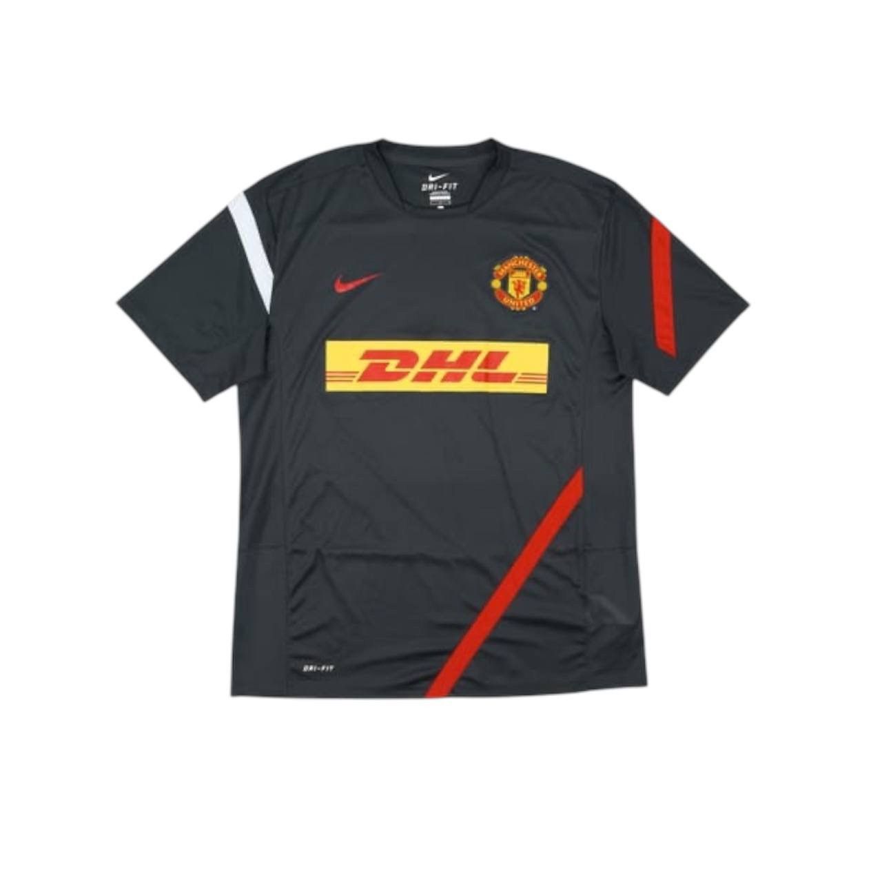 Nike 2012/13 NIKE MANCHESTER UNITED TRAINING SOCCER JERSEY SHIRT Size US L / EU 52-54 / 3 - 1 Thumbnail