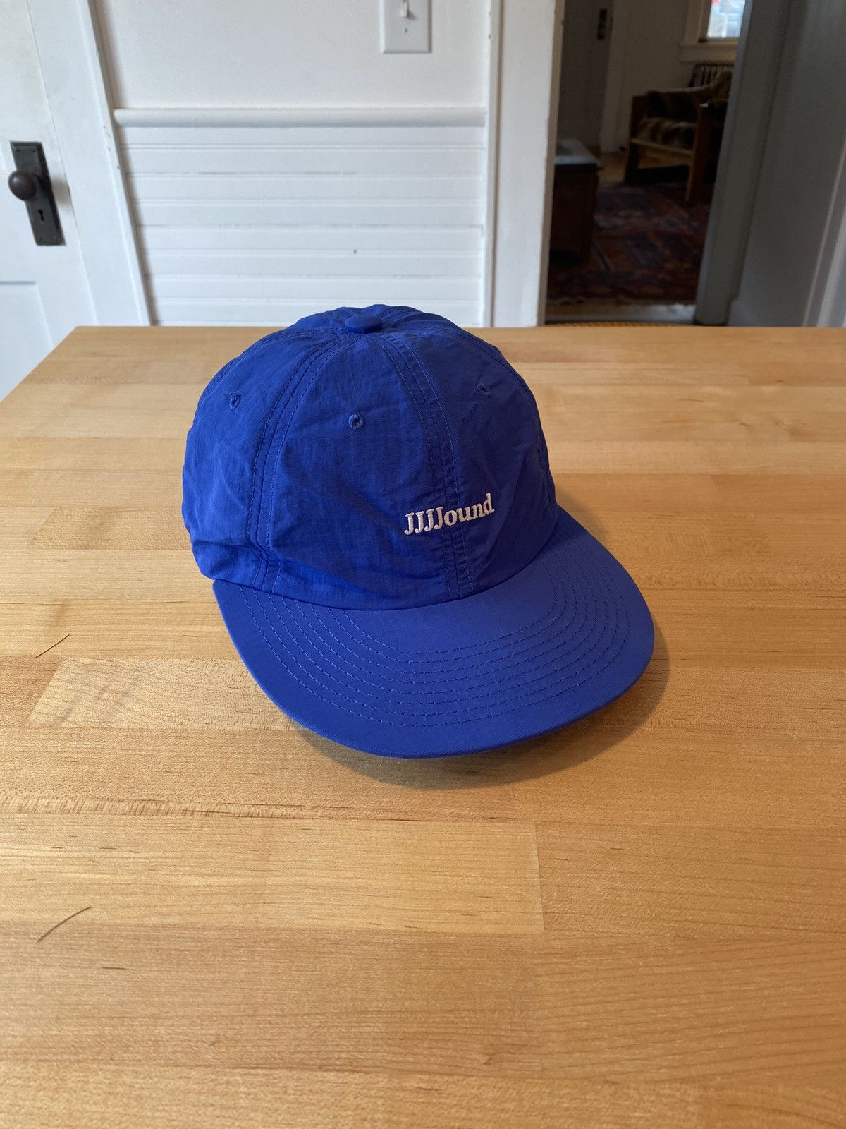 image of Jjjjound Logo Cap Nylon Blue, Men's