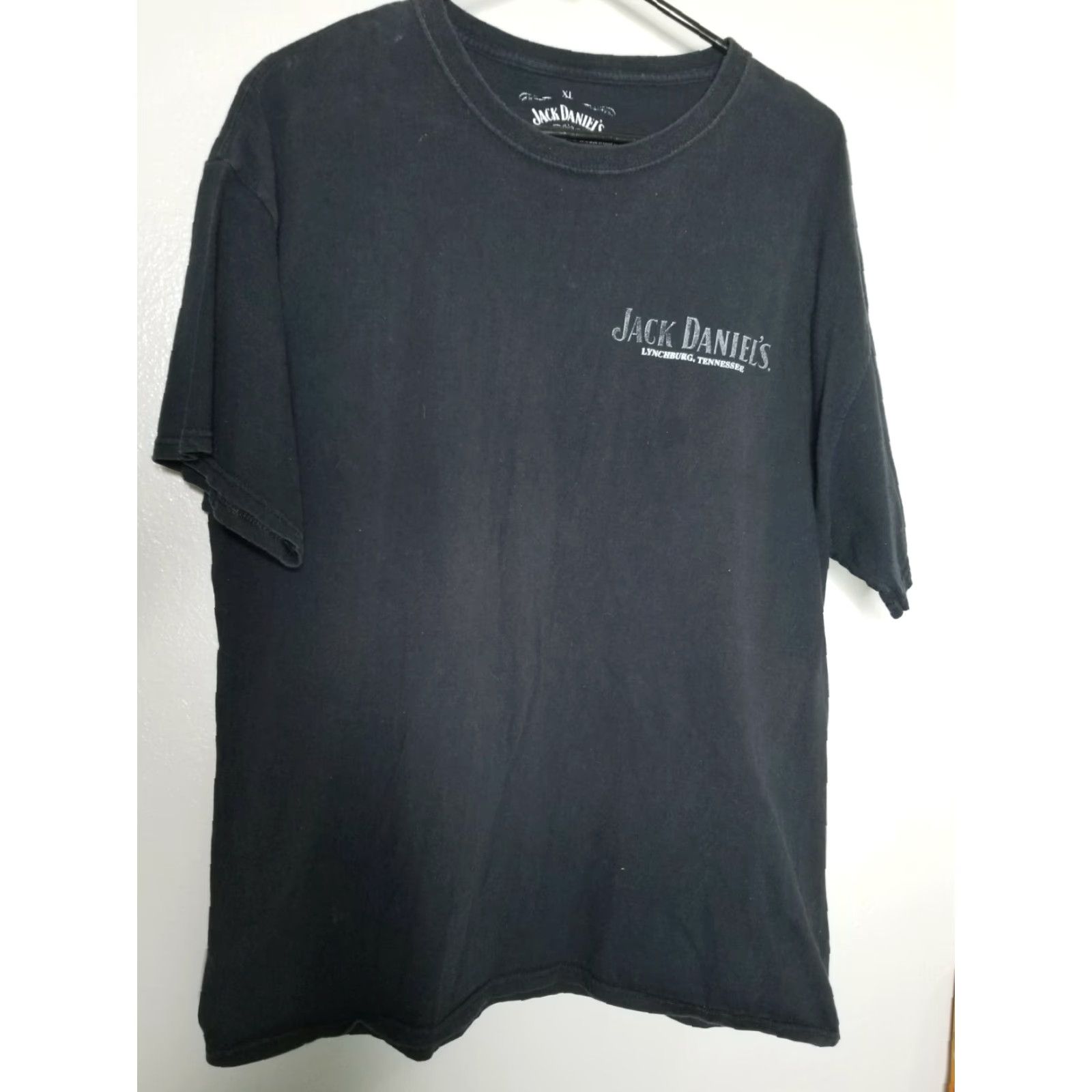 Doublet VINTAGE JACK DANIELS Shirt Mens XL Distressed Double-Sided Black 100% Cotton T-Shirt Mens XL Black Distressed Double-Sided Whiskey Logo Size US XL / EU 56 / 4 - 2 Thumbnail