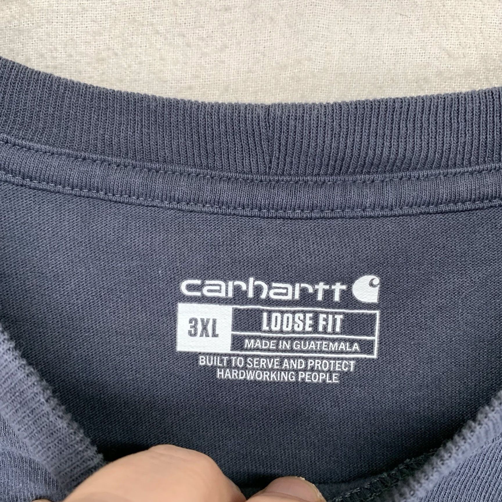 Carhartt Carhartt Mens Blue Stone 3XL Short Sleeve T-Shirt Loose Fit All Cotton EUC Size US XXL / EU 58 / 5 - 3 Thumbnail