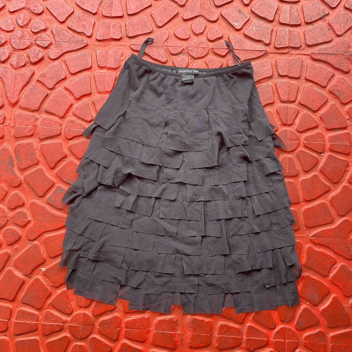 Vivienne Tam VIVIENNE TAM 90s / FRINGE SKIRT Size 28" / US 6 / IT 42 - 2 Thumbnail