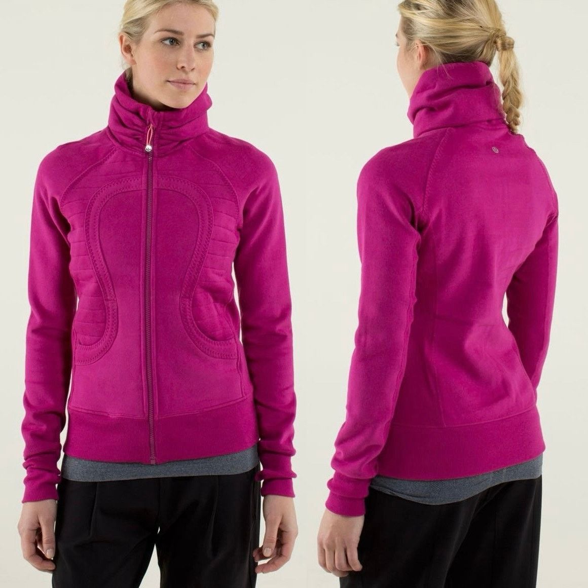 Lululemon Lululemon Calm & Cozy Raspberry / Guava Lava Jacket Size 6 Size M / US 6-8 / IT 42-44 - 8 Thumbnail