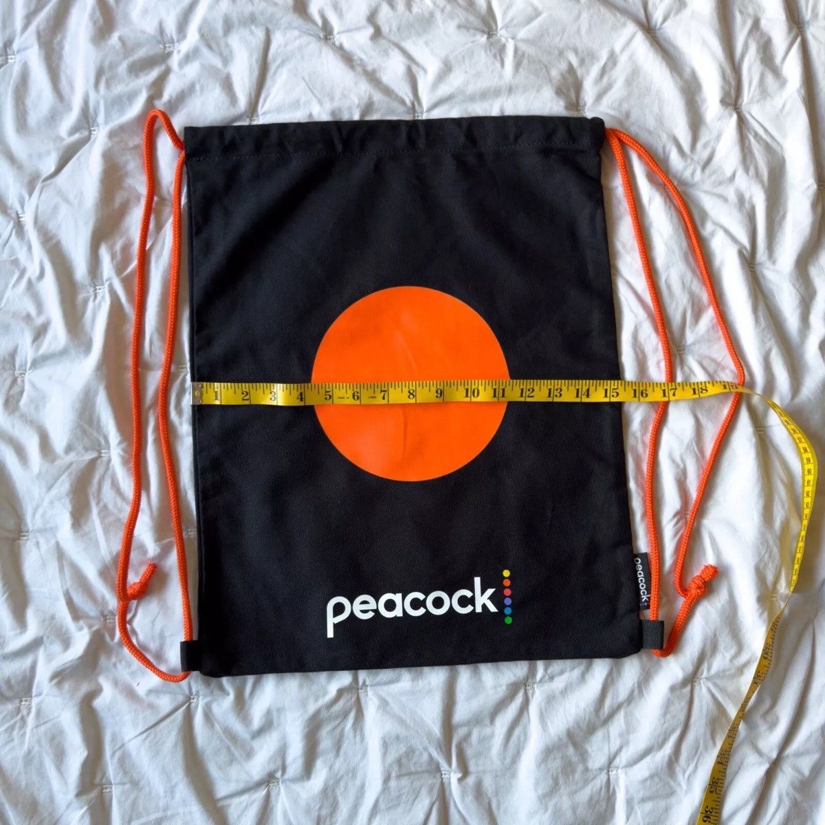 Other Peacock Network Promo Canvas Drawstring Bag Backpack Size ONE SIZE - 3 Thumbnail