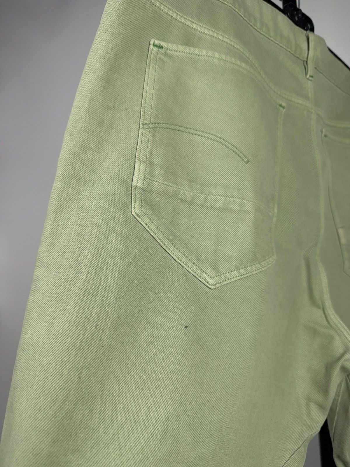 G-Star Retro 00s Avant Garde G-Star RAW 3D Tapered Mint Green Jeans Size US 36 / EU 52 - 12 Thumbnail